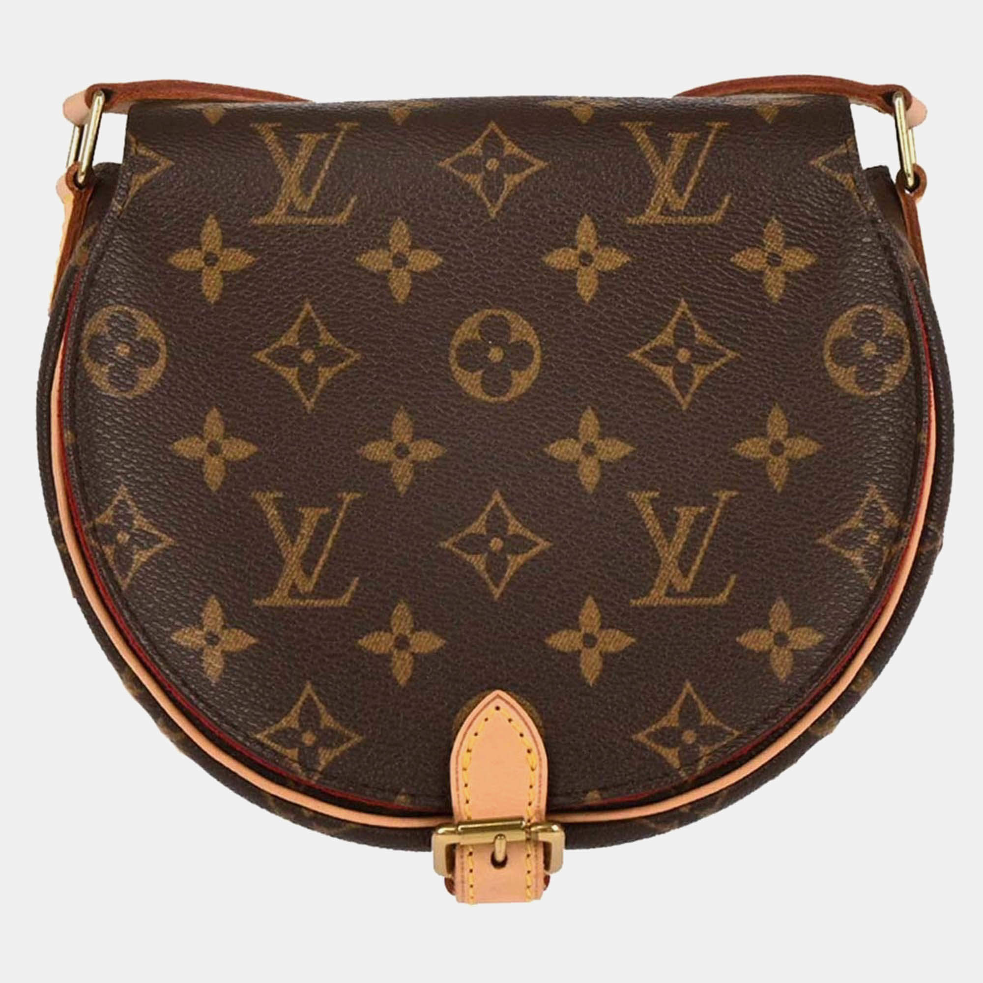 Pre Owned Louis Vuitton Tambourine Monogram Canvas Shoulder Bag