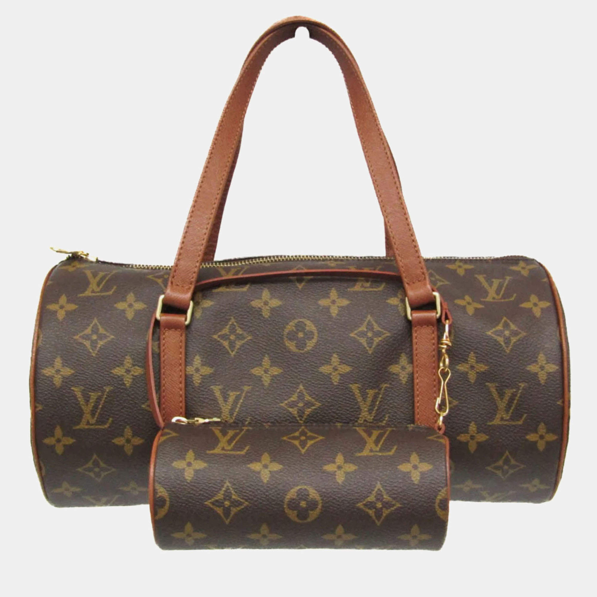 Pre Owned Louis Vuitton Papillon 30 Monogram Canvas Handbag