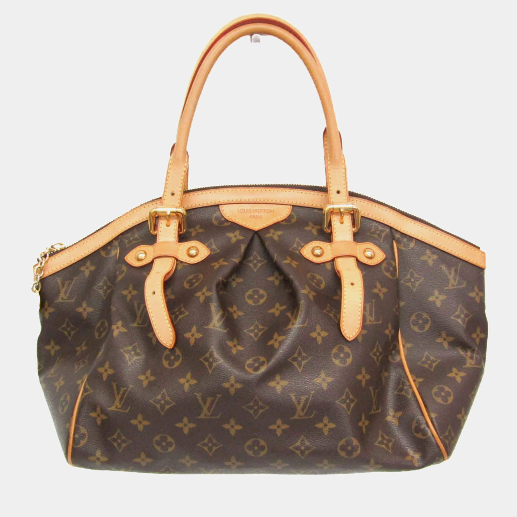 Pre Owned Louis Vuitton Tivoli GM Monogram Brown Canvas Tote Bag