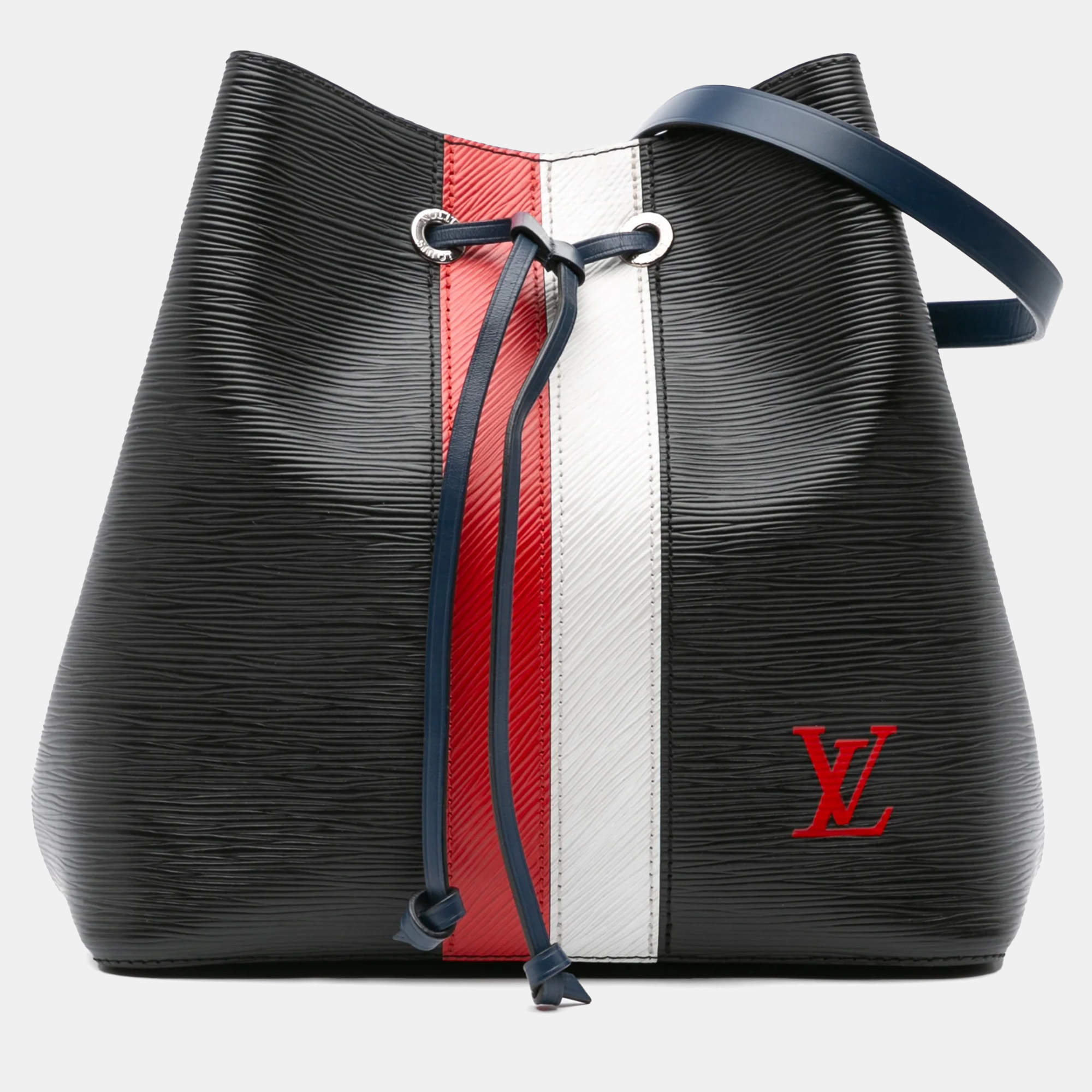 Pre Owned Louis Vuitton Neonoe MM Black Epi Leather Shoulder Bag