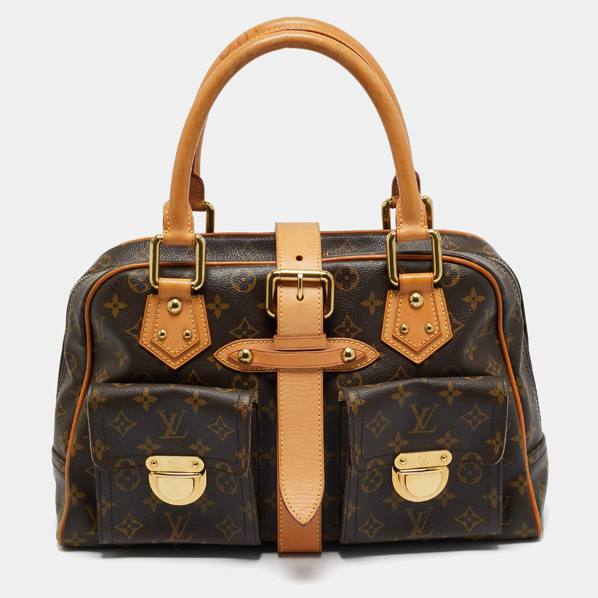 Pre Owned Louis Vuitton Monogram Canvas Manhattan GM Bag