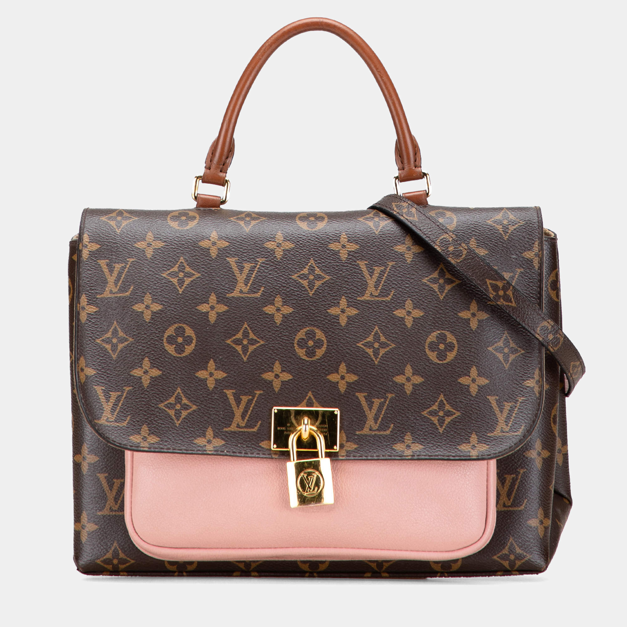 Pre Owned Louis Vuitton Brown Monogram Marignan