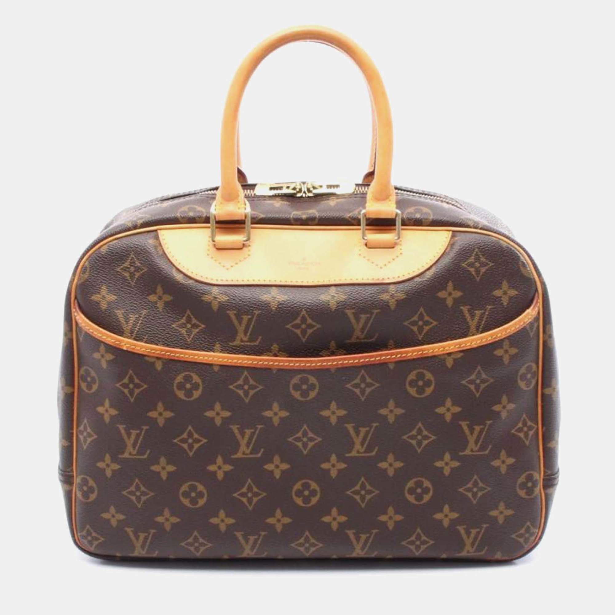 Pre Owned Louis Vuitton Deauville Bowling Vanity Monogram