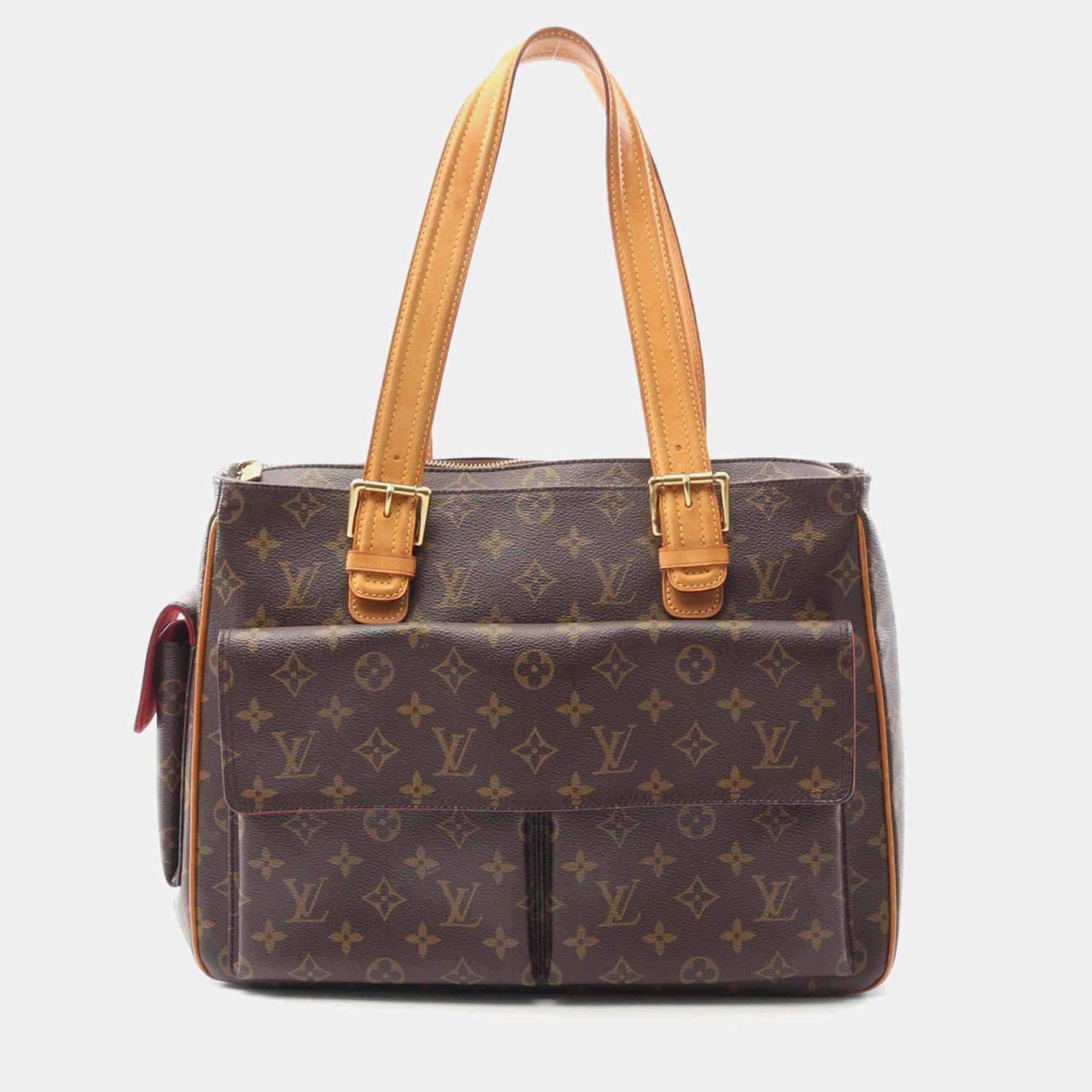 Pre Owned Louis Vuitton Multiple Cite Shoulder Tote Handbag M51162 Monogram Canvas Lv