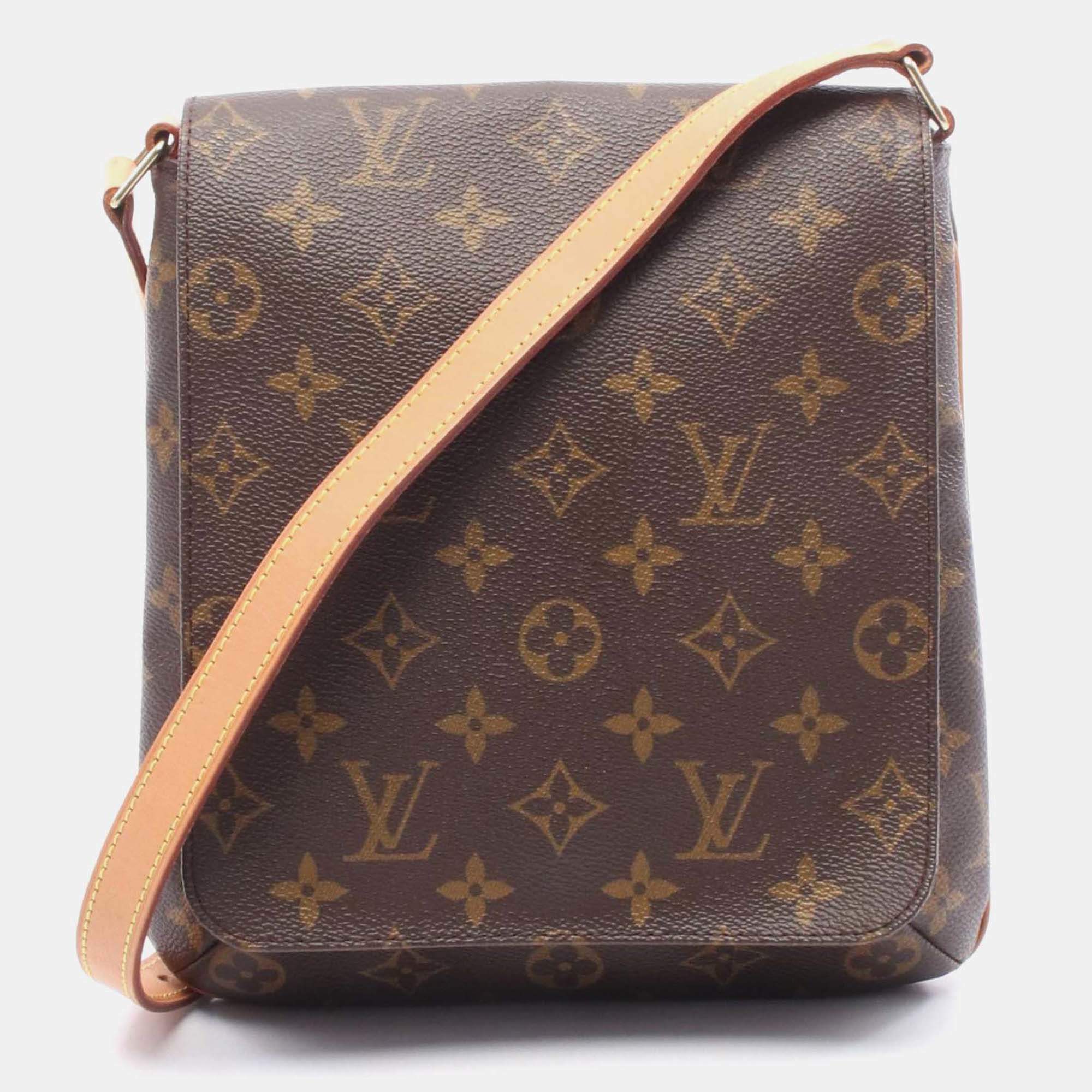 Pre Owned Louis Vuitton Musette Salsa Short Strap Shoulder Bag M51258 Monogram Canvas Used