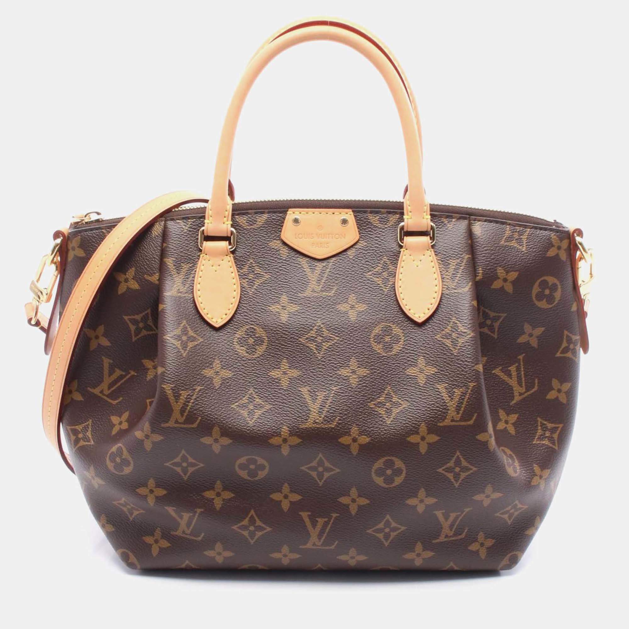 Pre Owned Louis Vuitton Turenne Pm Shoulder Handbag M48813 Monogram Canvas Used Women Lv