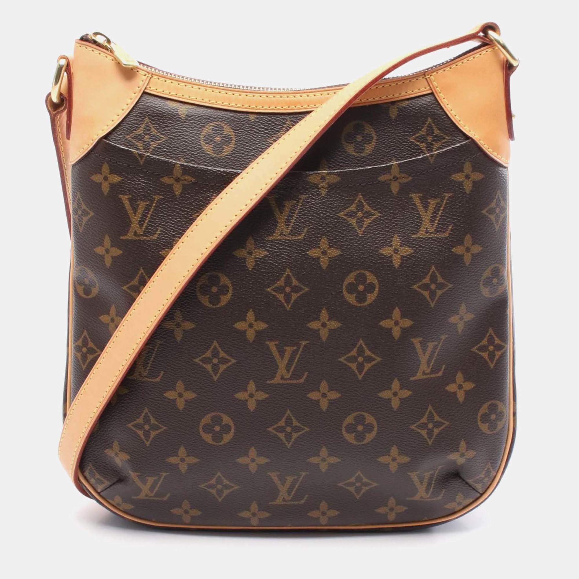 Pre Owned Louis Vuitton Odeon Pm Crossbody Shoulder Bag M56390 Monogram Used Lv Women