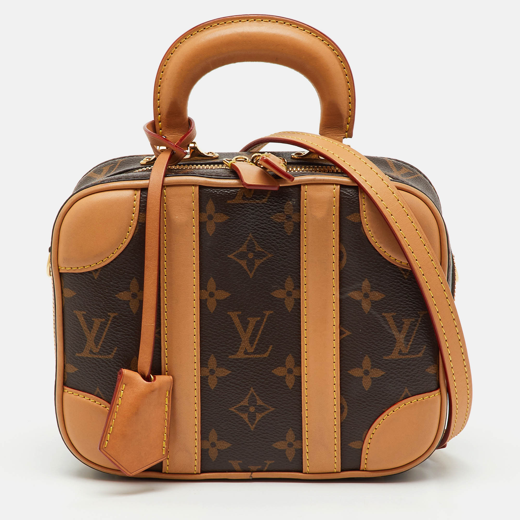 Pre Owned Louis Vuitton Monogram Canvas Valisette BB Bag