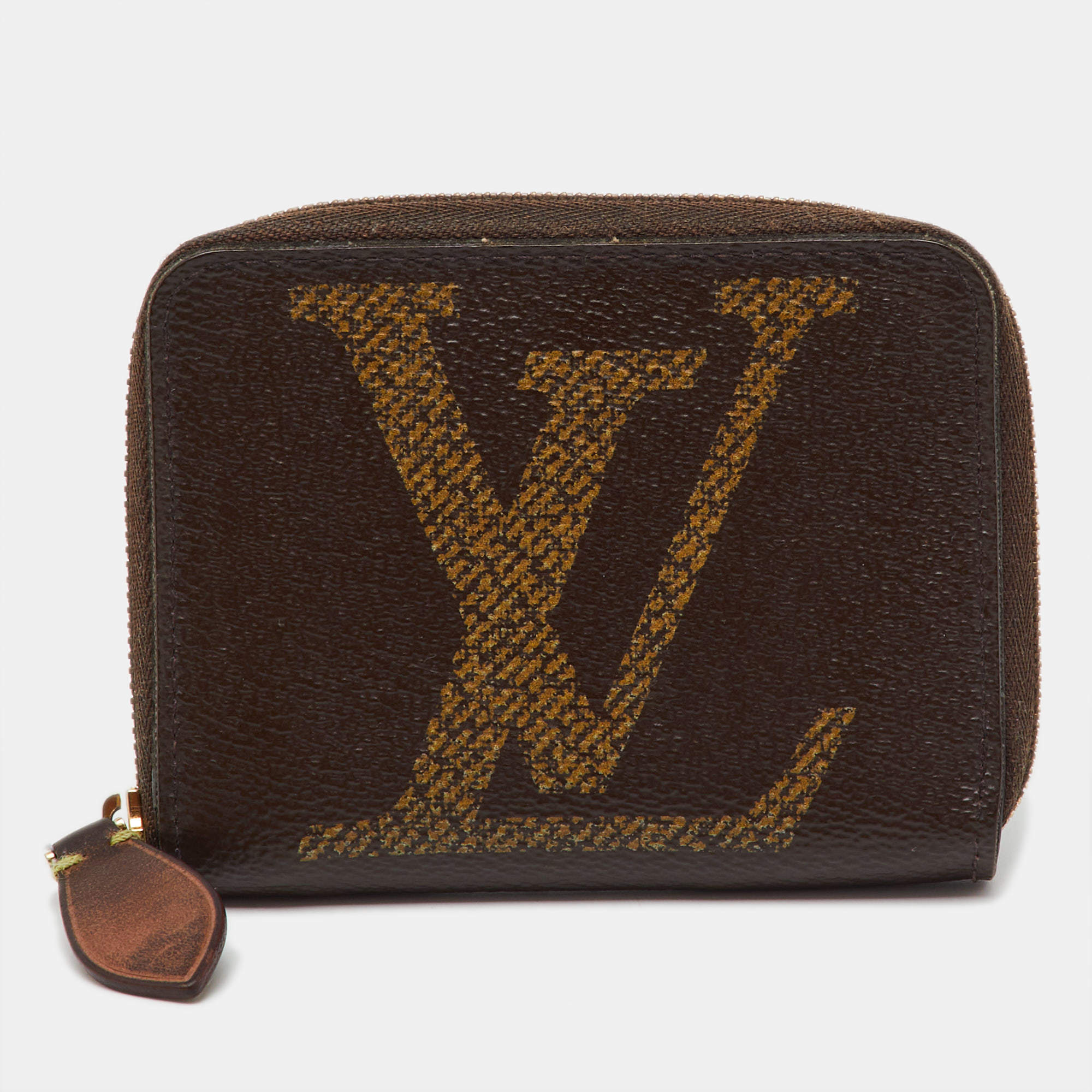 Pre Owned Louis Vuitton Giant Monogram Canvas Zippy Coin Purse