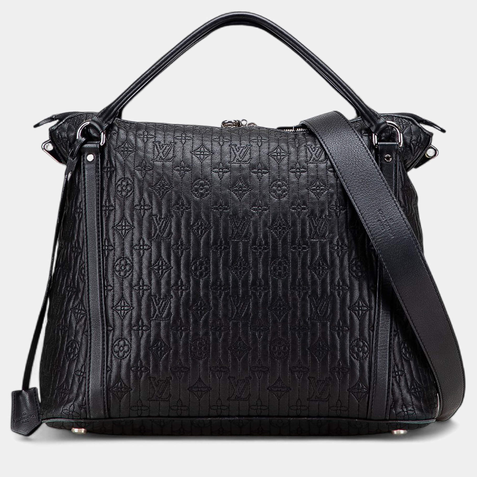 Pre Owned Louis Vuitton Black Monogram Antheia Ixia MM