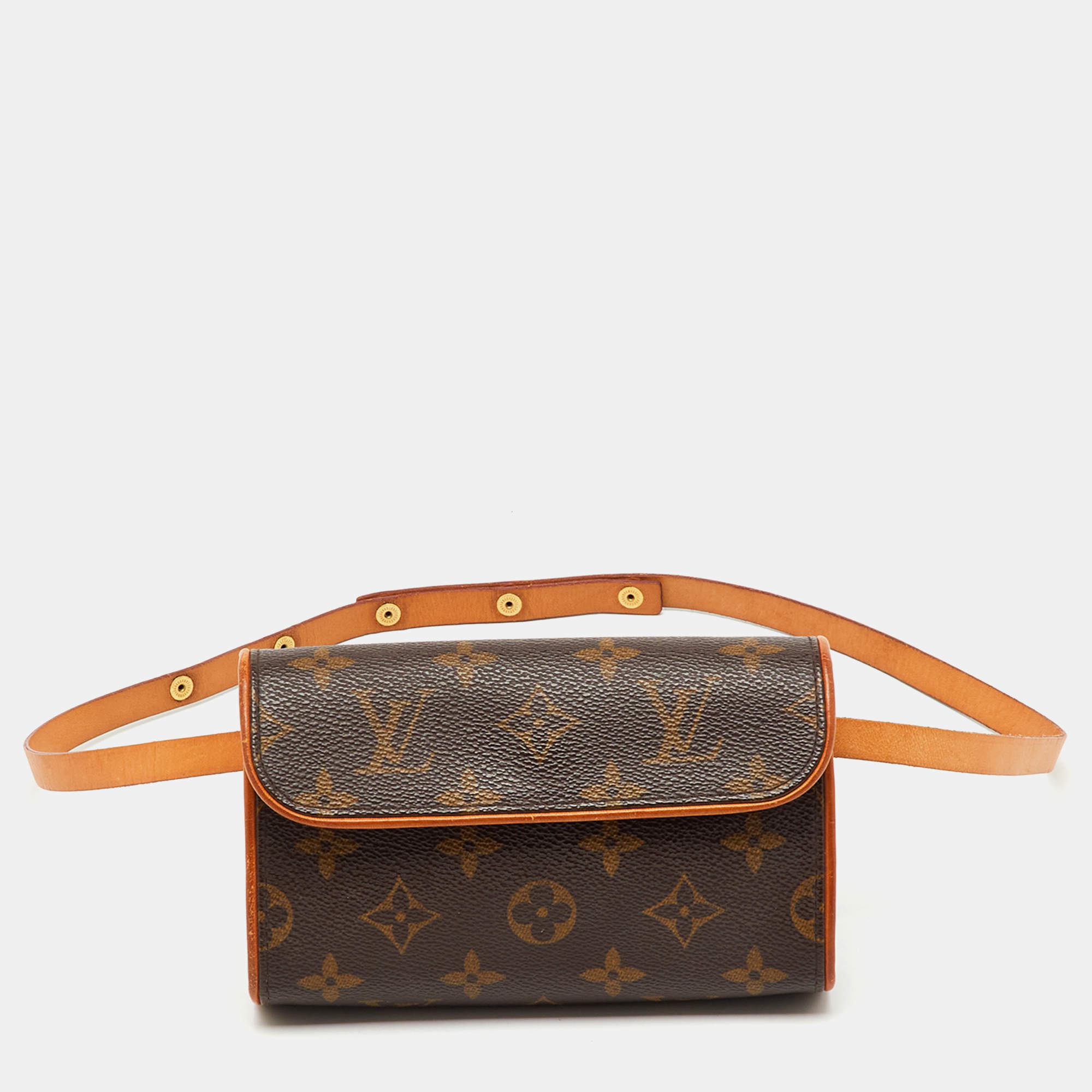 Pre Owned Louis Vuitton Monogram Canvas Pochette Florentine Belt Bag