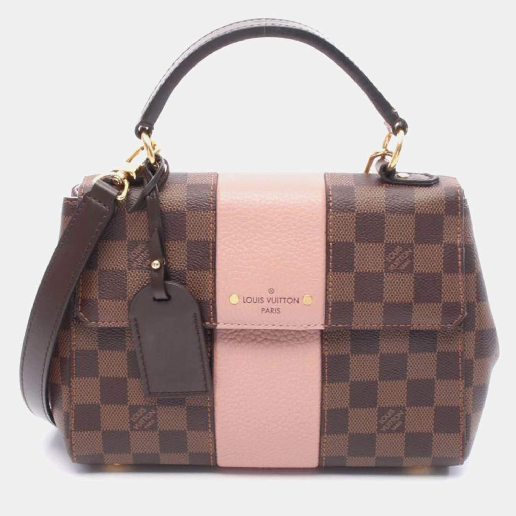 Pre Owned Louis Vuitton Bond Street Bb Damier Ebene