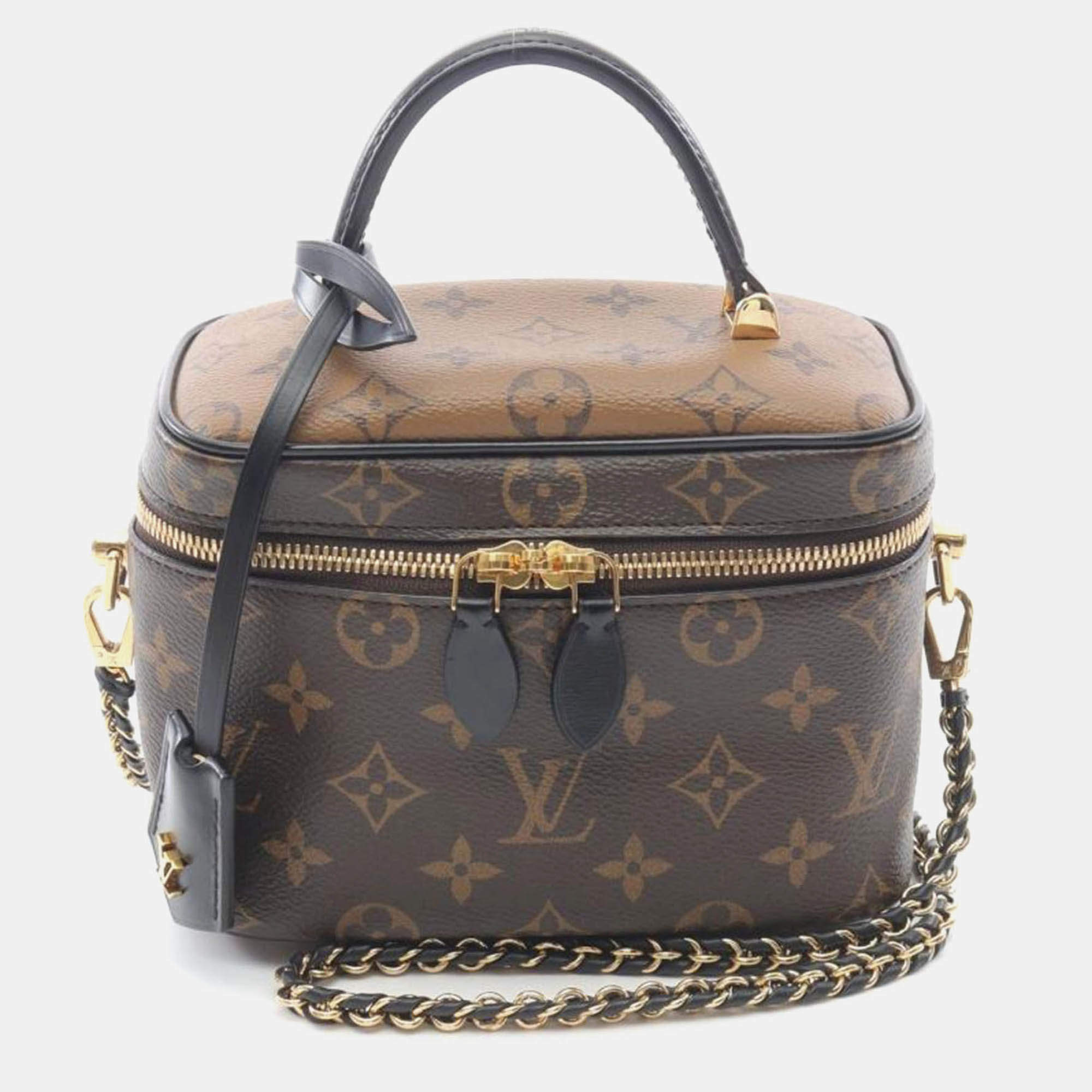 Pre Owned Louis Vuitton Vanity Nv Pm Monogram Reverse