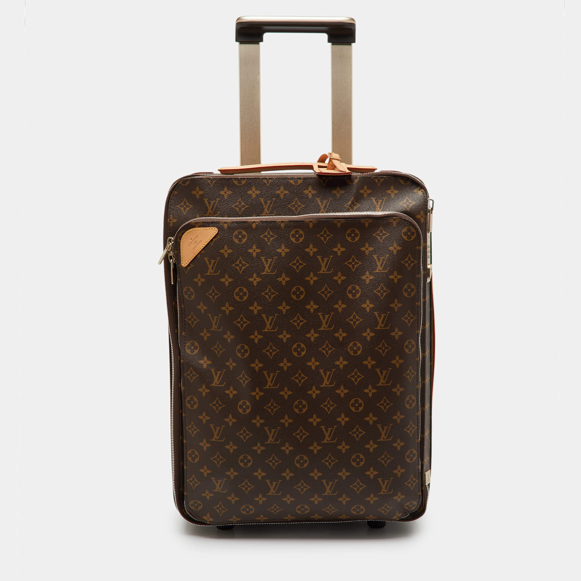 Pre Owned Louis Vuitton Monogram Canvas Pegase 55 Trolley Case