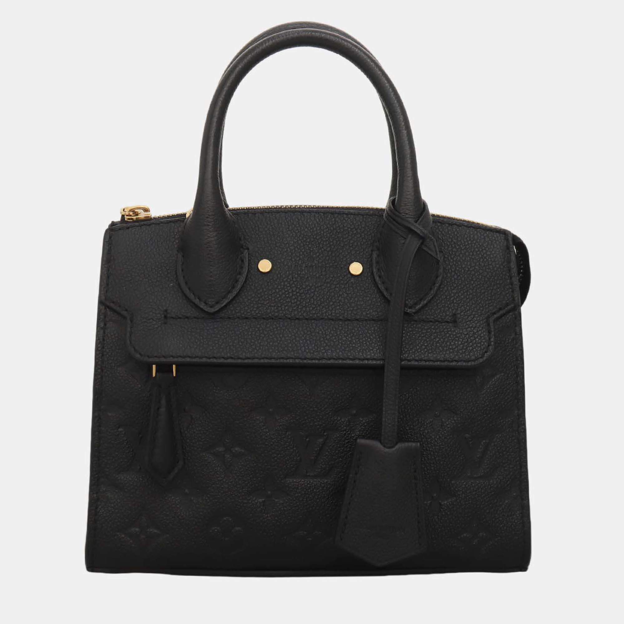 Pre Owned Louis Vuitton Pont-Neuf Mini Monogram Empreinte Bag