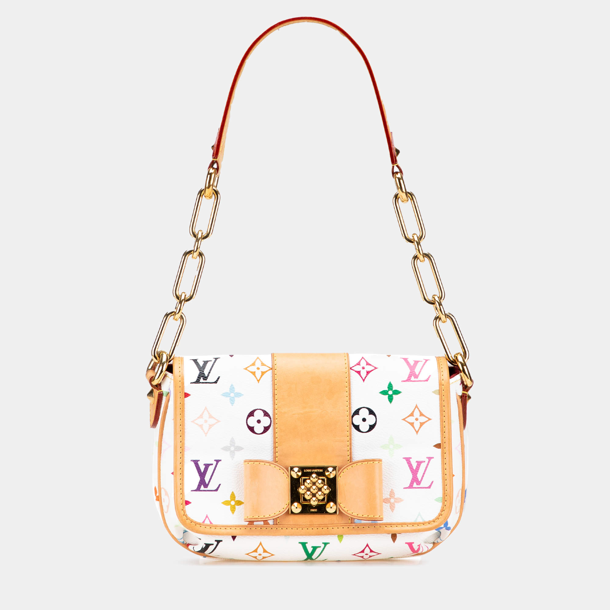 Pre Owned Louis Vuitton Multicolor Monogram Multicolore Patti Shoulder Bag