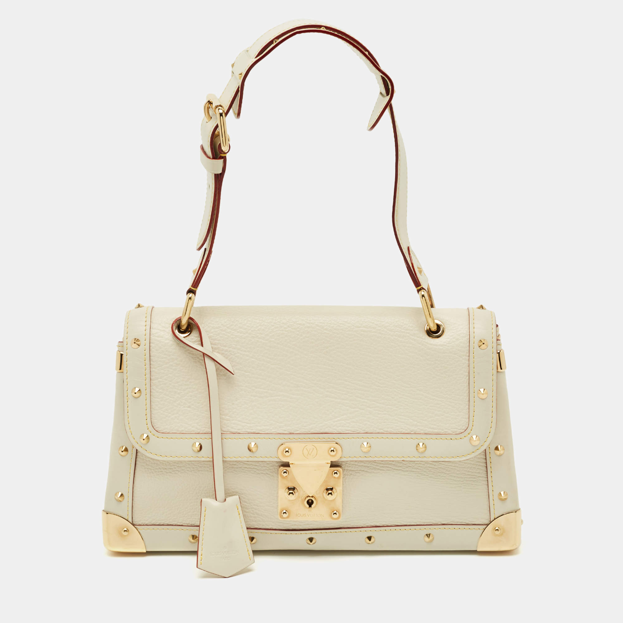 مملوكة مسبقًا حقيبة لويس فويتون لو تيلنيو أبيض جلد سوهالي