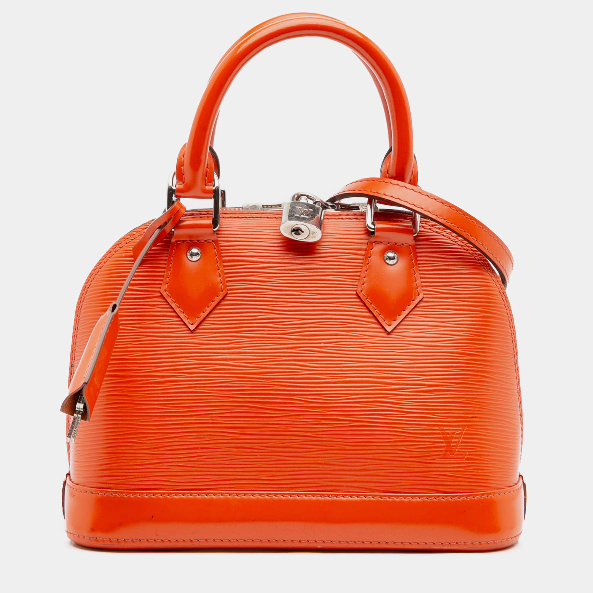 Pre Owned Louis Vuitton Red Epi Alma BB