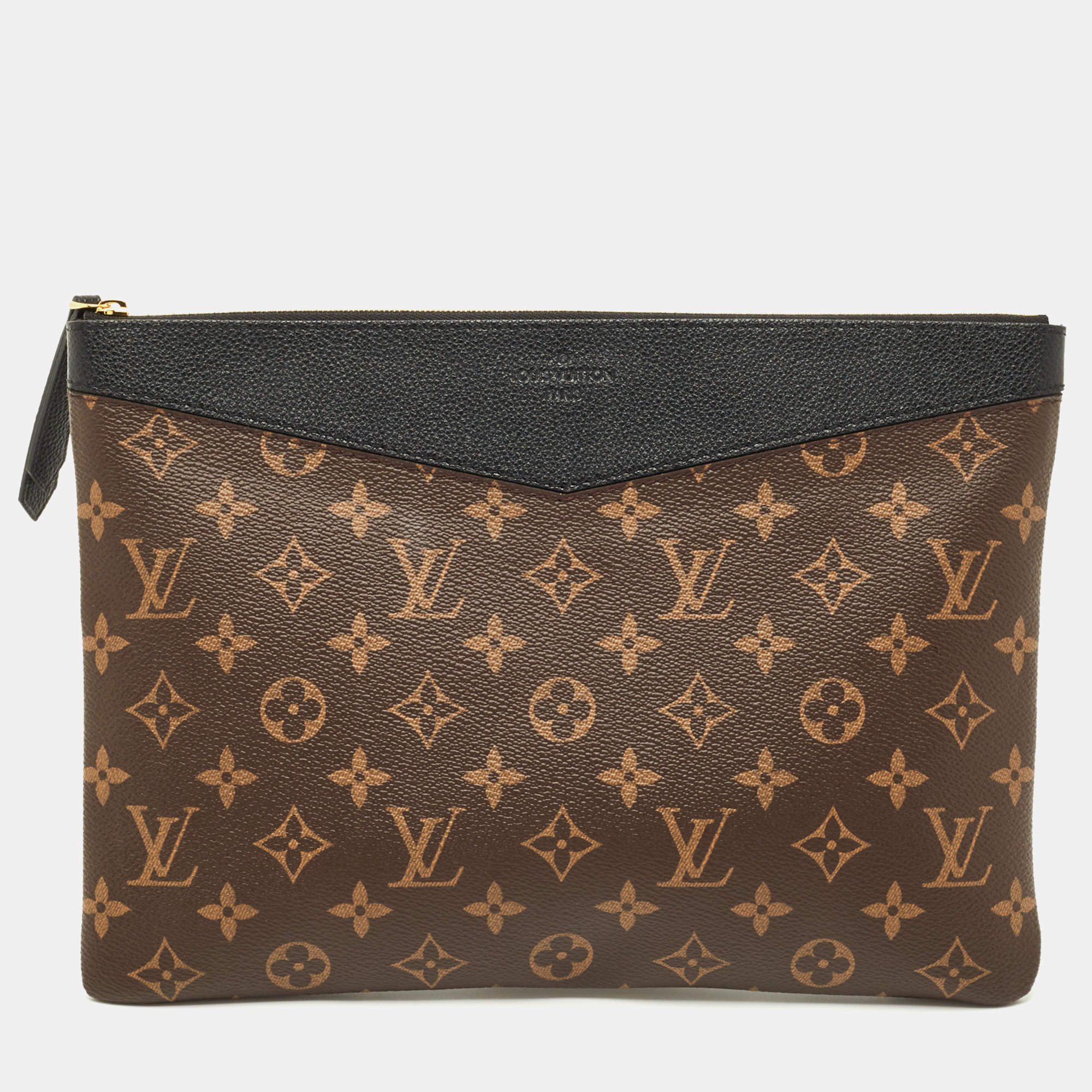Pre Owned Louis Vuitton Black Monogram Canvas Daily Pouch