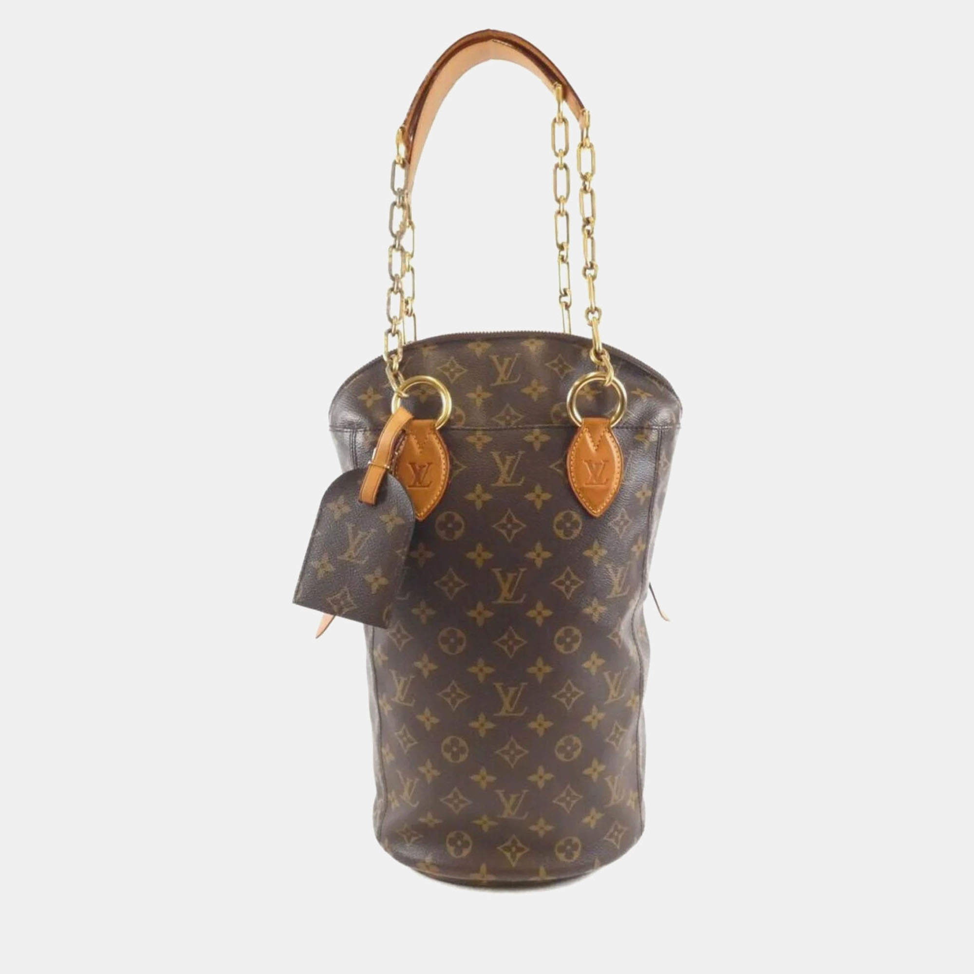 Pre Owned Louis Vuitton Iconoclast Punching Baby Monogram Canvas Shoulder Bag