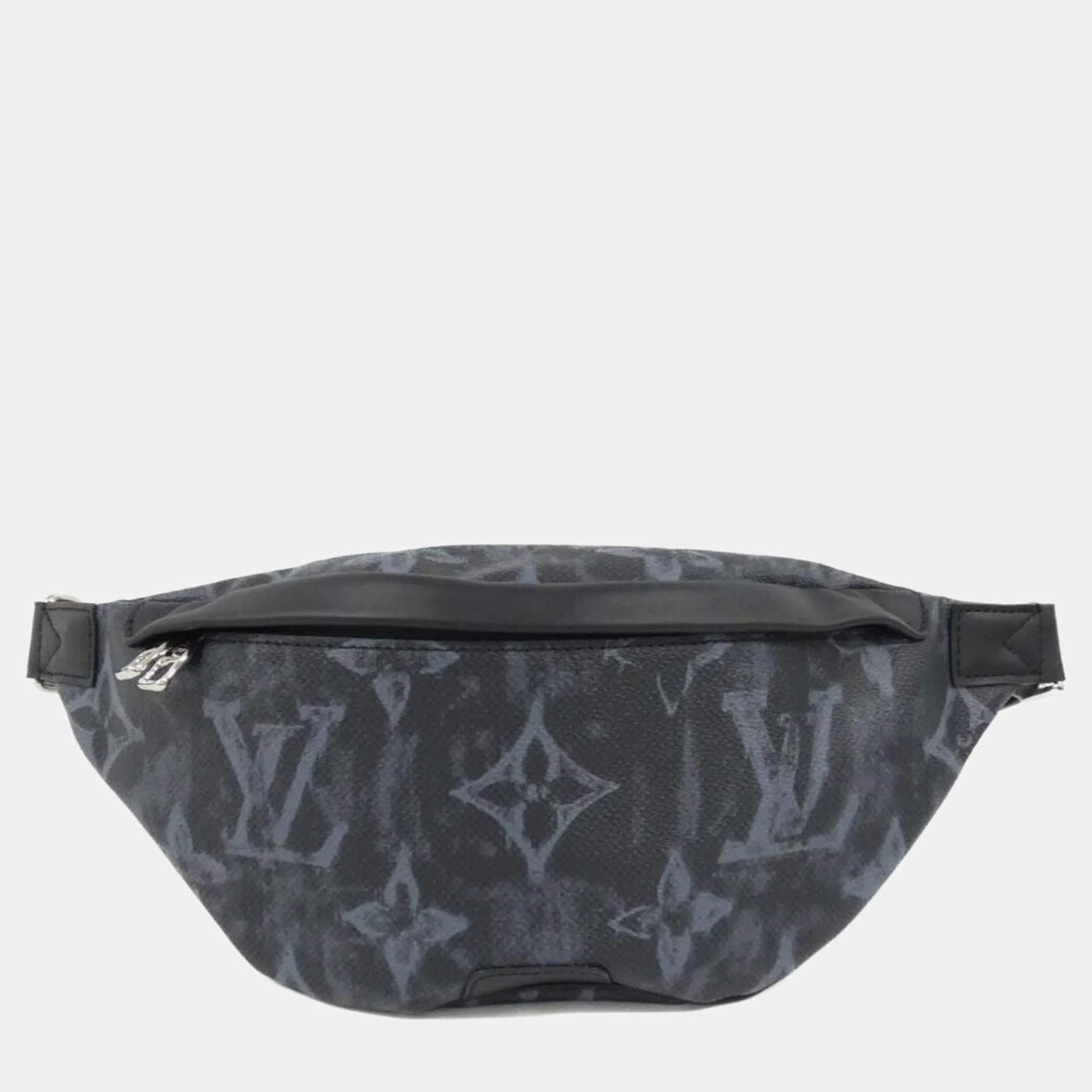 Pre Owned Louis Vuitton Discovery Bum Bag Monogram Noir Canvas Bum Bag