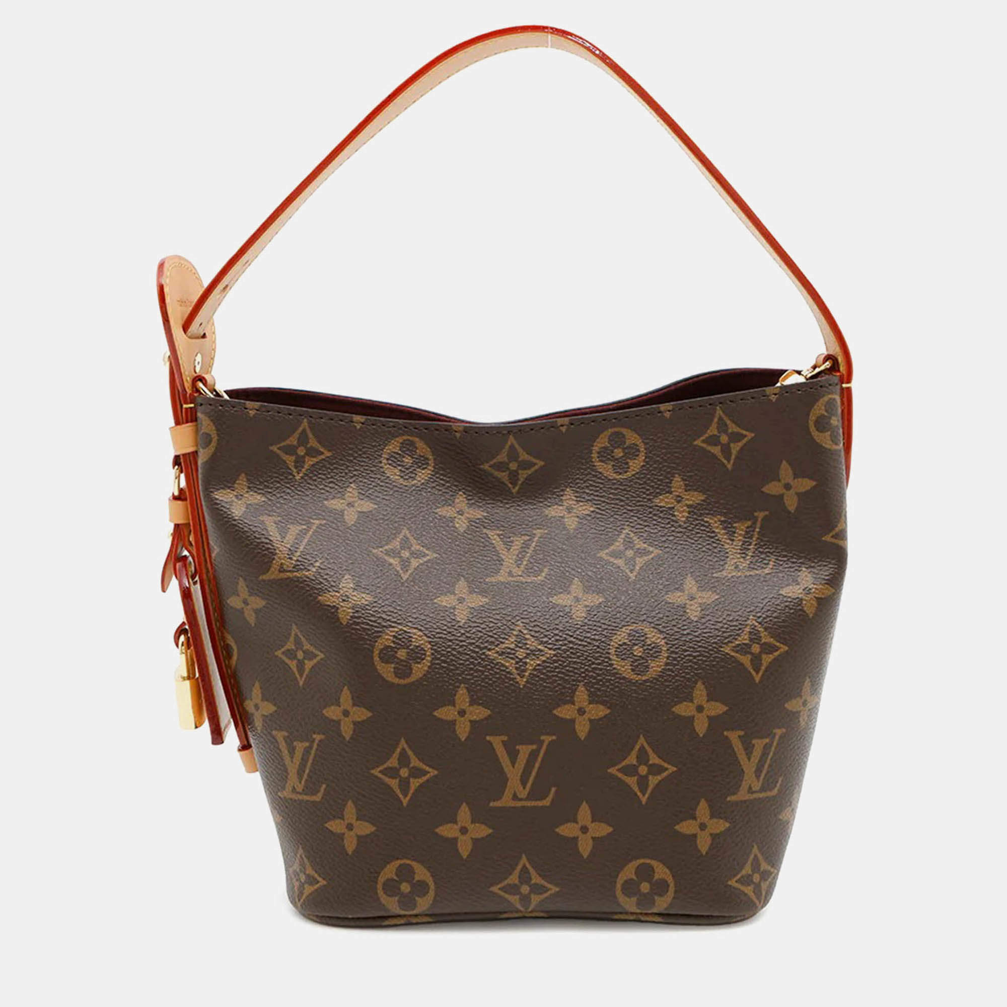 Pre Owned Louis Vuitton All In Bordeaux Monogram Size Bb