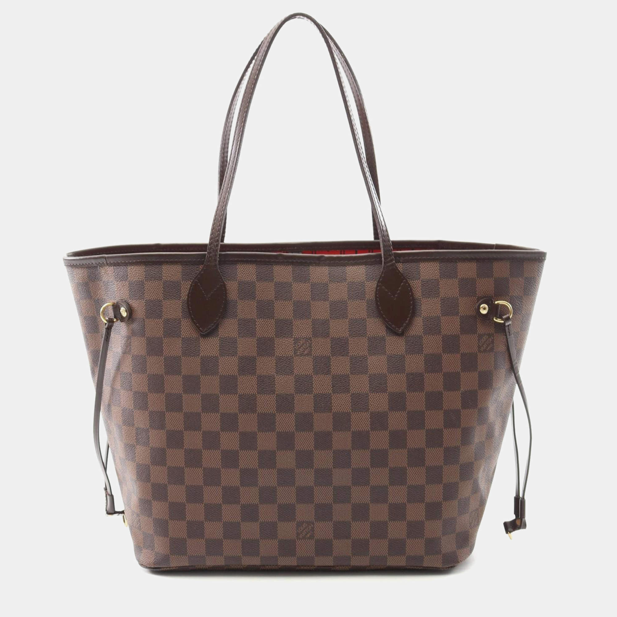 Pre Owned Louis Vuitton Neverfull MM Damier Ebene Coated Canvas Tote Bag