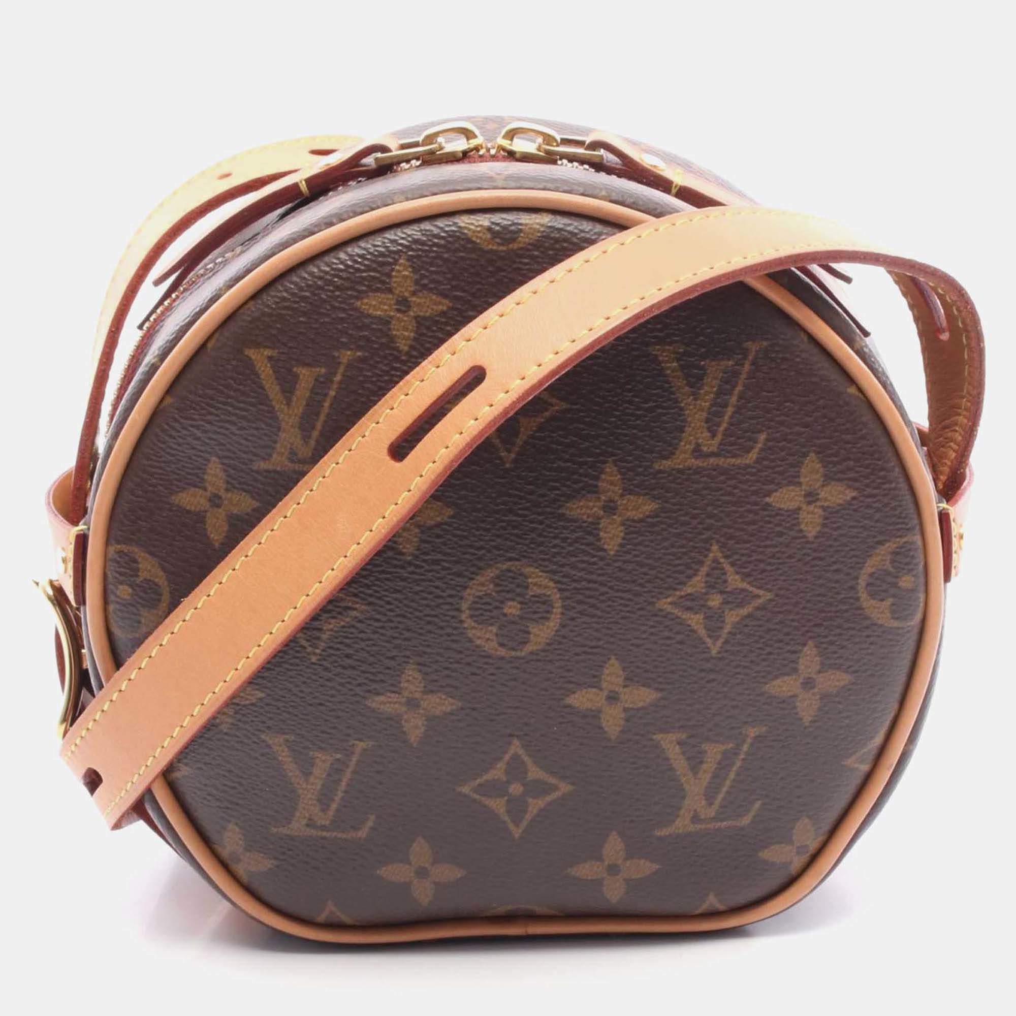 Pre Owned Louis Vuitton Boîte Chapeau Souple PM Monogram Canvas Shoulder Bag