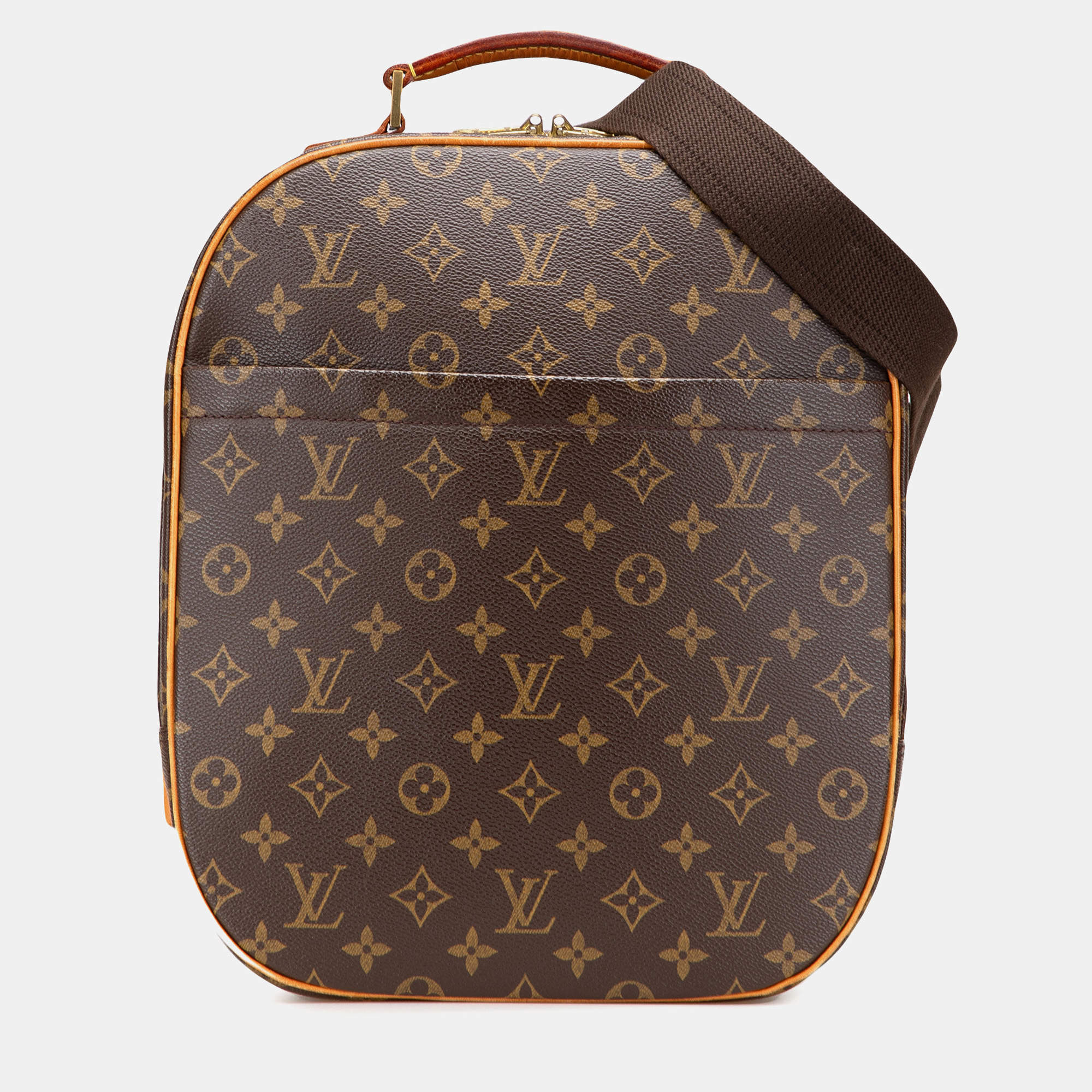 Pre Owned Louis Vuitton Brown Monogram Sac a Dos Packall
