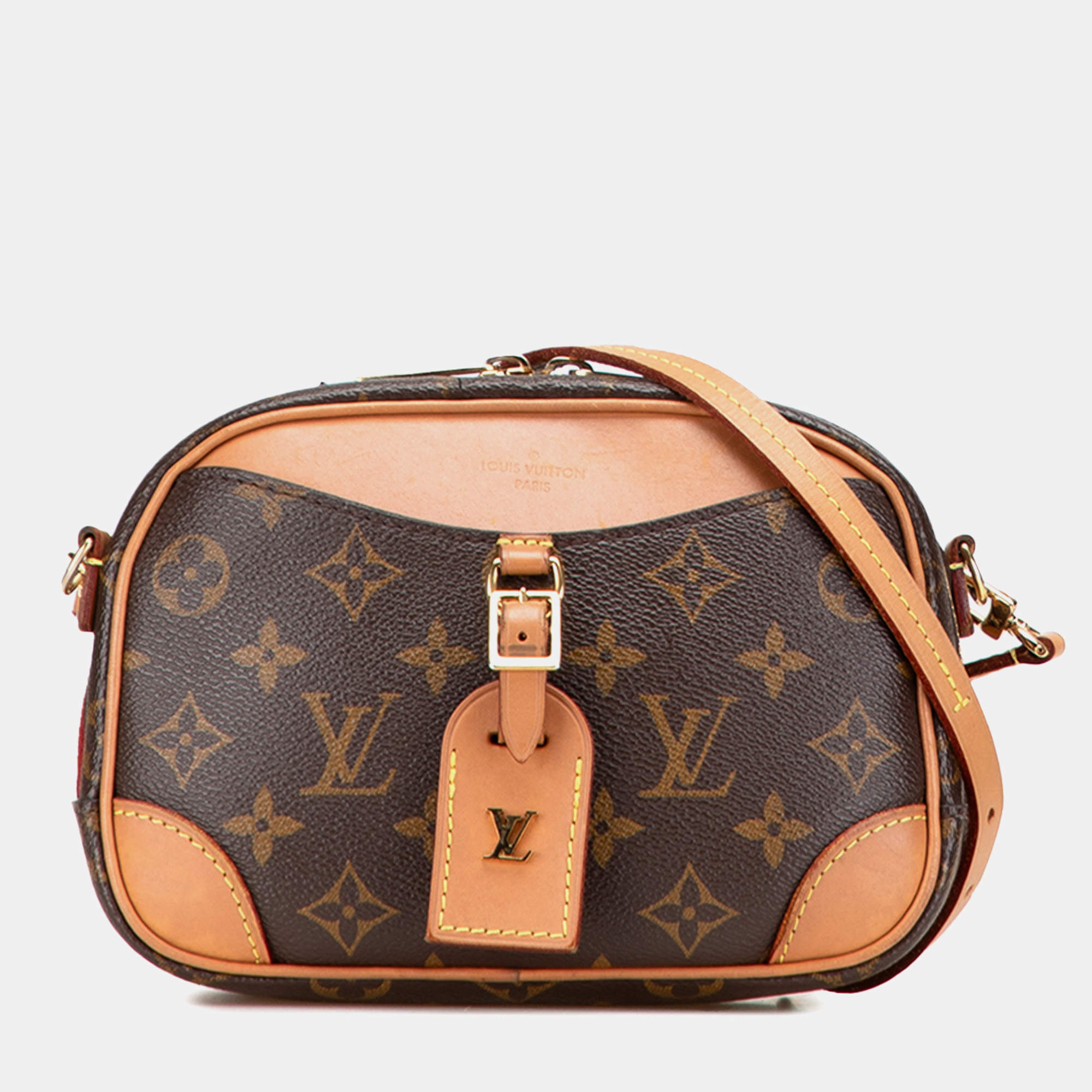 Pre Owned Louis Vuitton Brown Monogram Mini Deauville