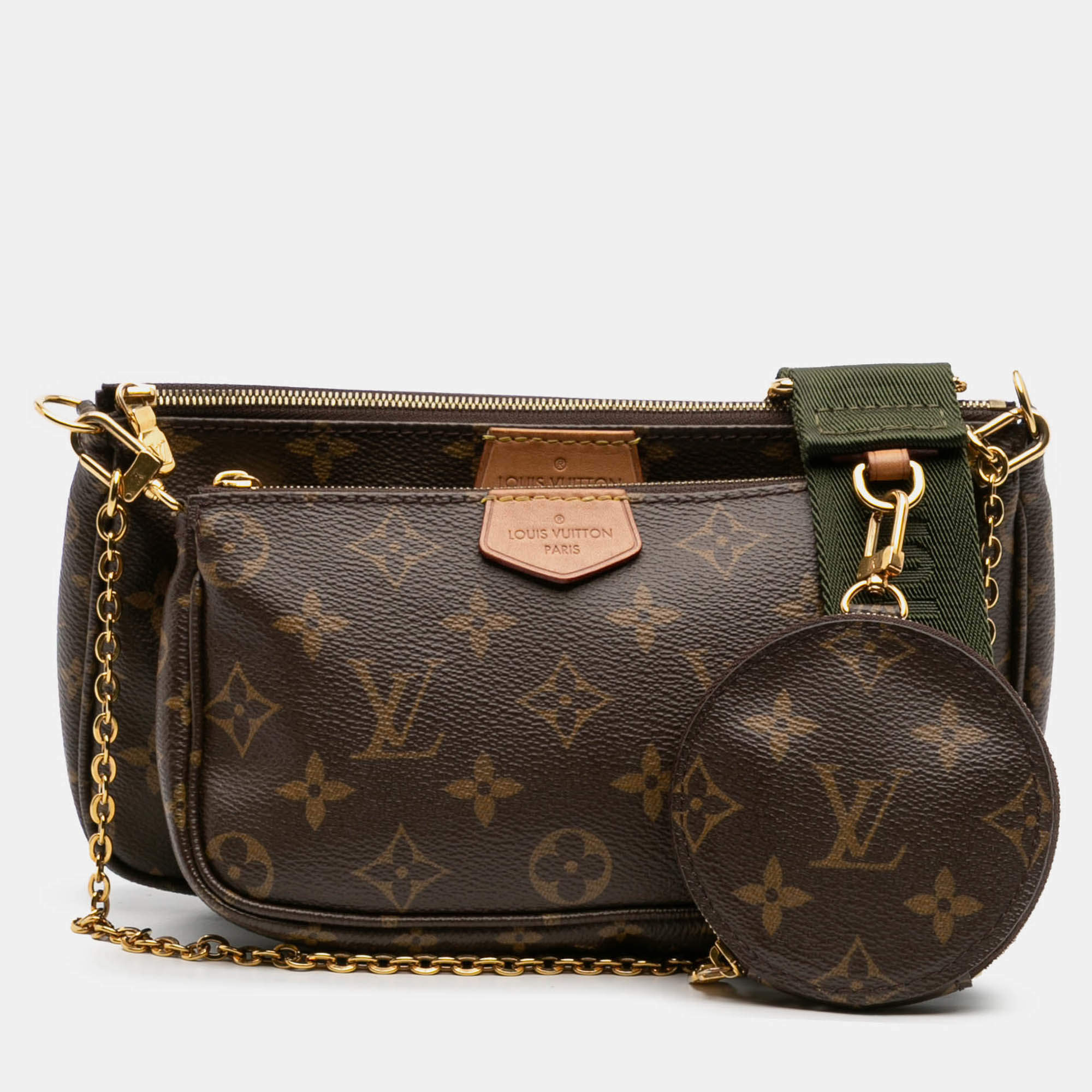 Pre Owned Louis Vuitton Brown Monogram Multi Pochette Accessoires