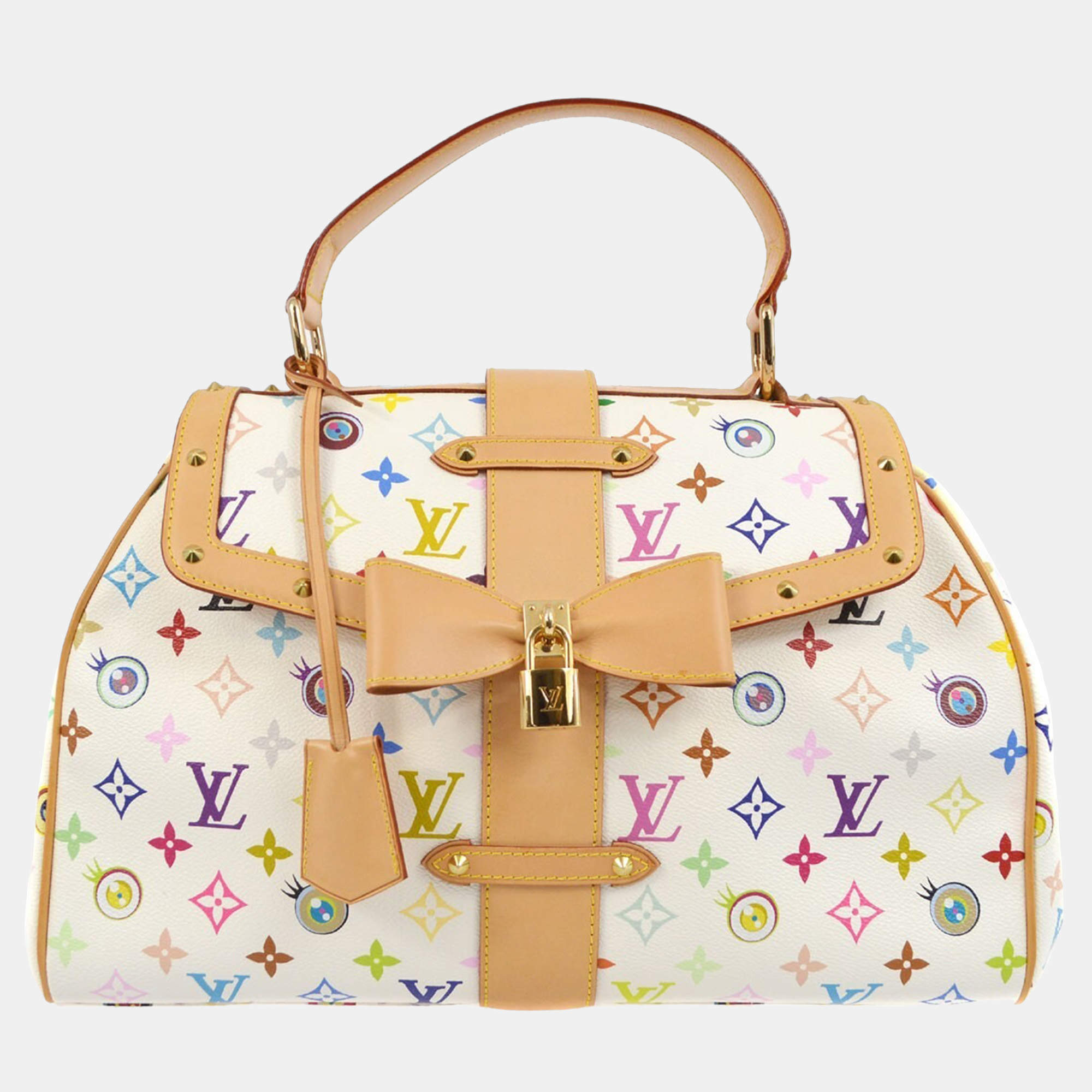 Pre Owned Louis Vuitton Eye Love Monogram Sac Retro GM Handbag