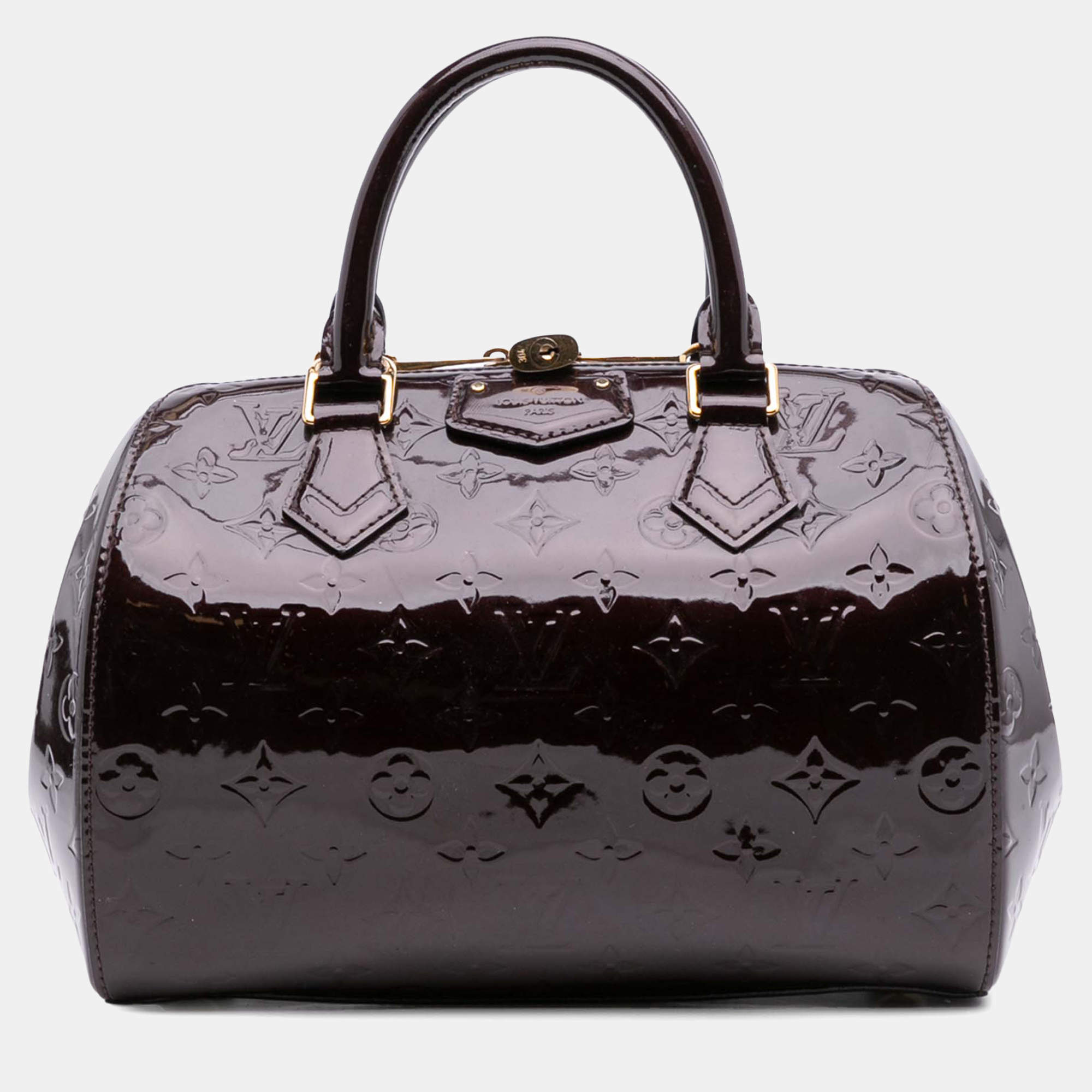 Pre Owned Louis Vuitton Purple Monogram Vernis Montana