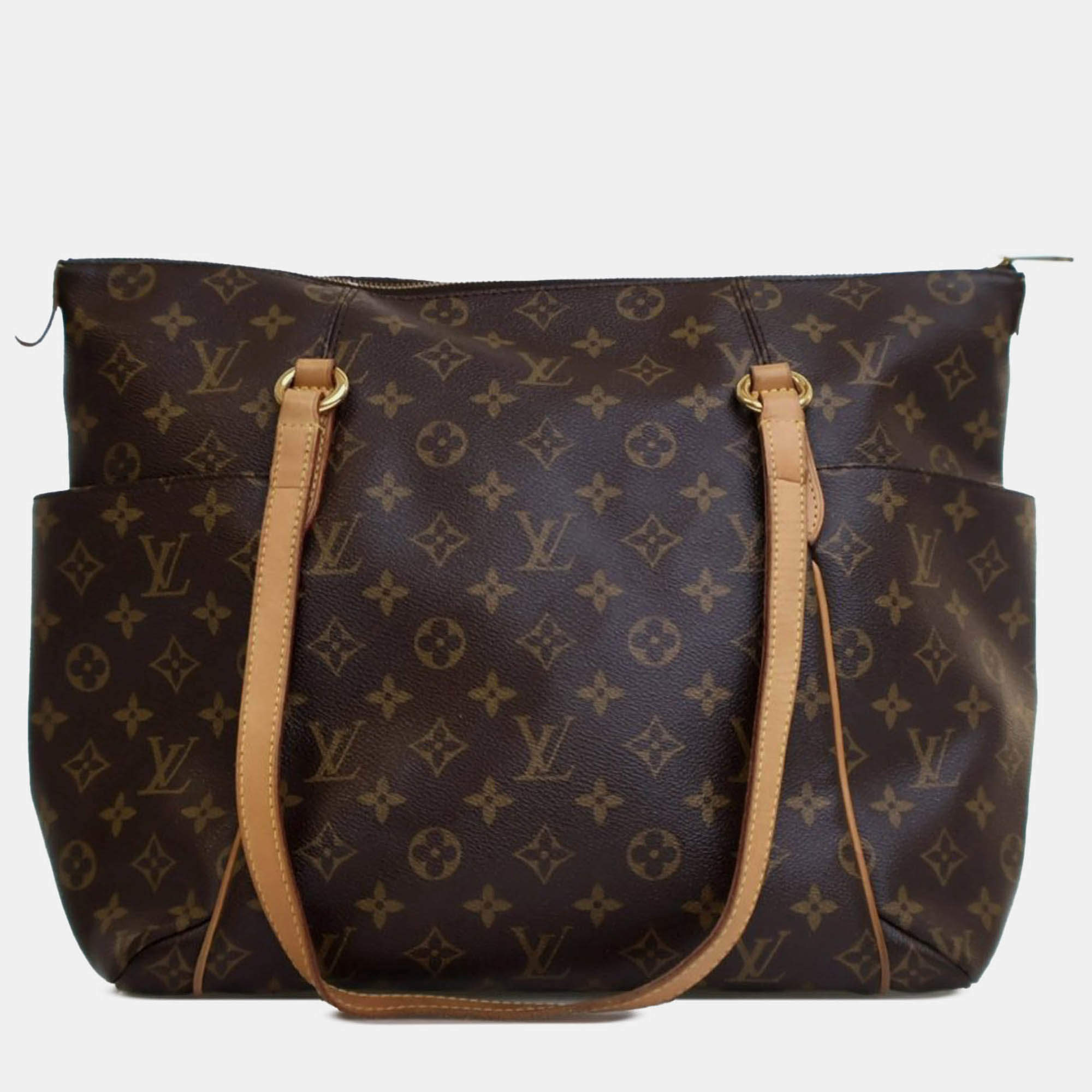 Pre Owned Louis Vuitton Brown Monogram Totally MM