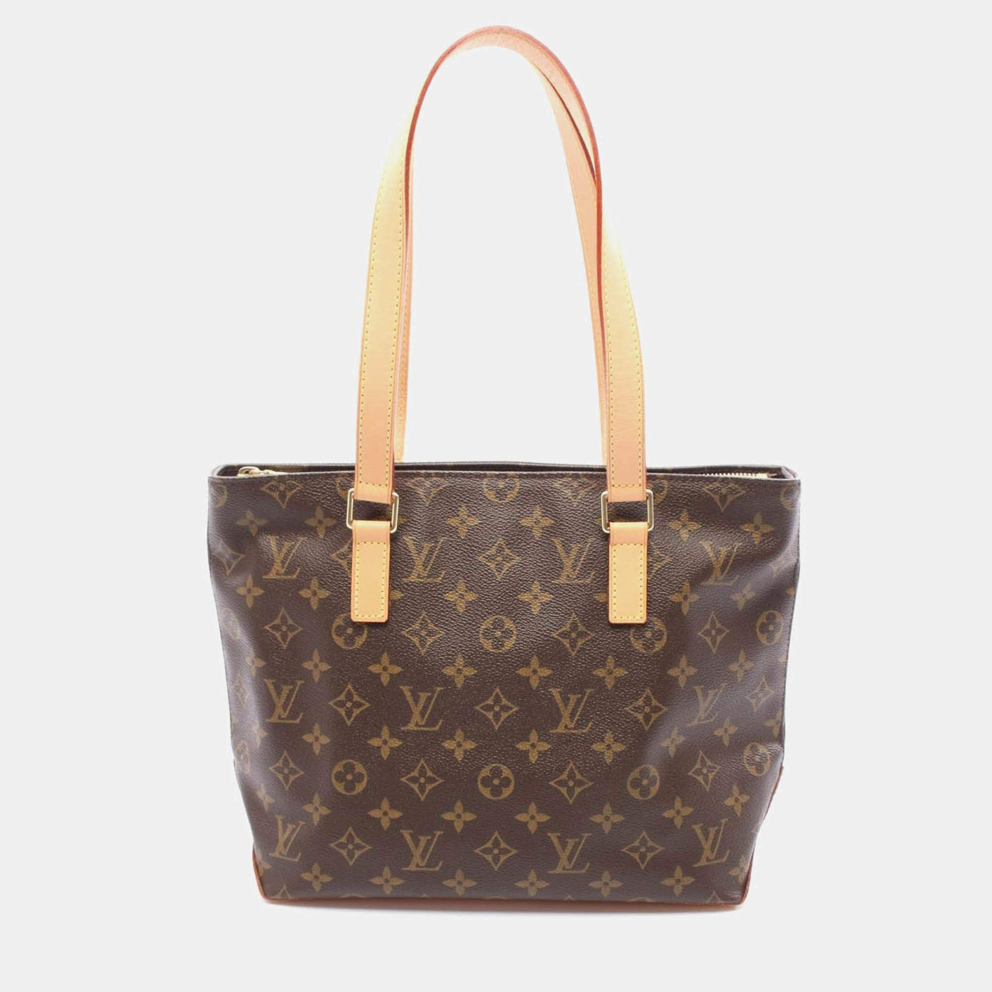 Pre Owned Louis Vuitton Cabas Piano Shoulder Tote Bag Monogram Canvas