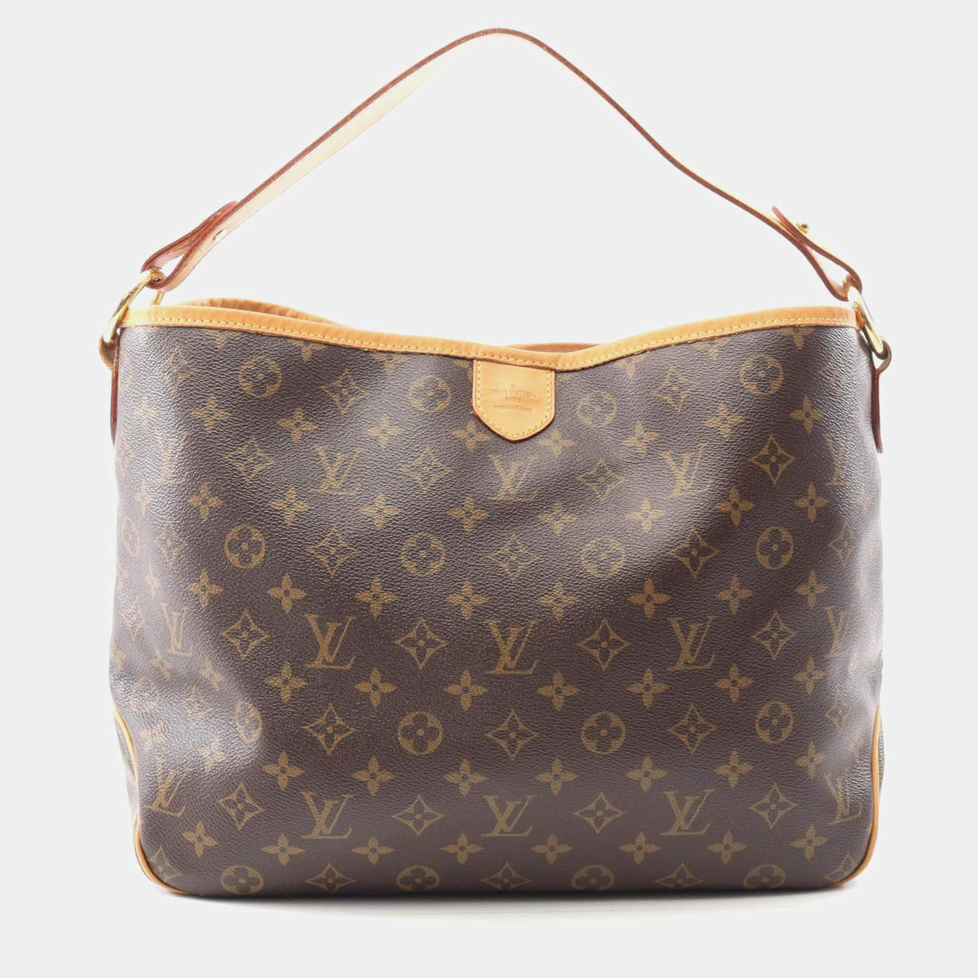 Pre Owned Louis Vuitton Delightfull PM Shoulder Bag  Monogram Canvas Leather