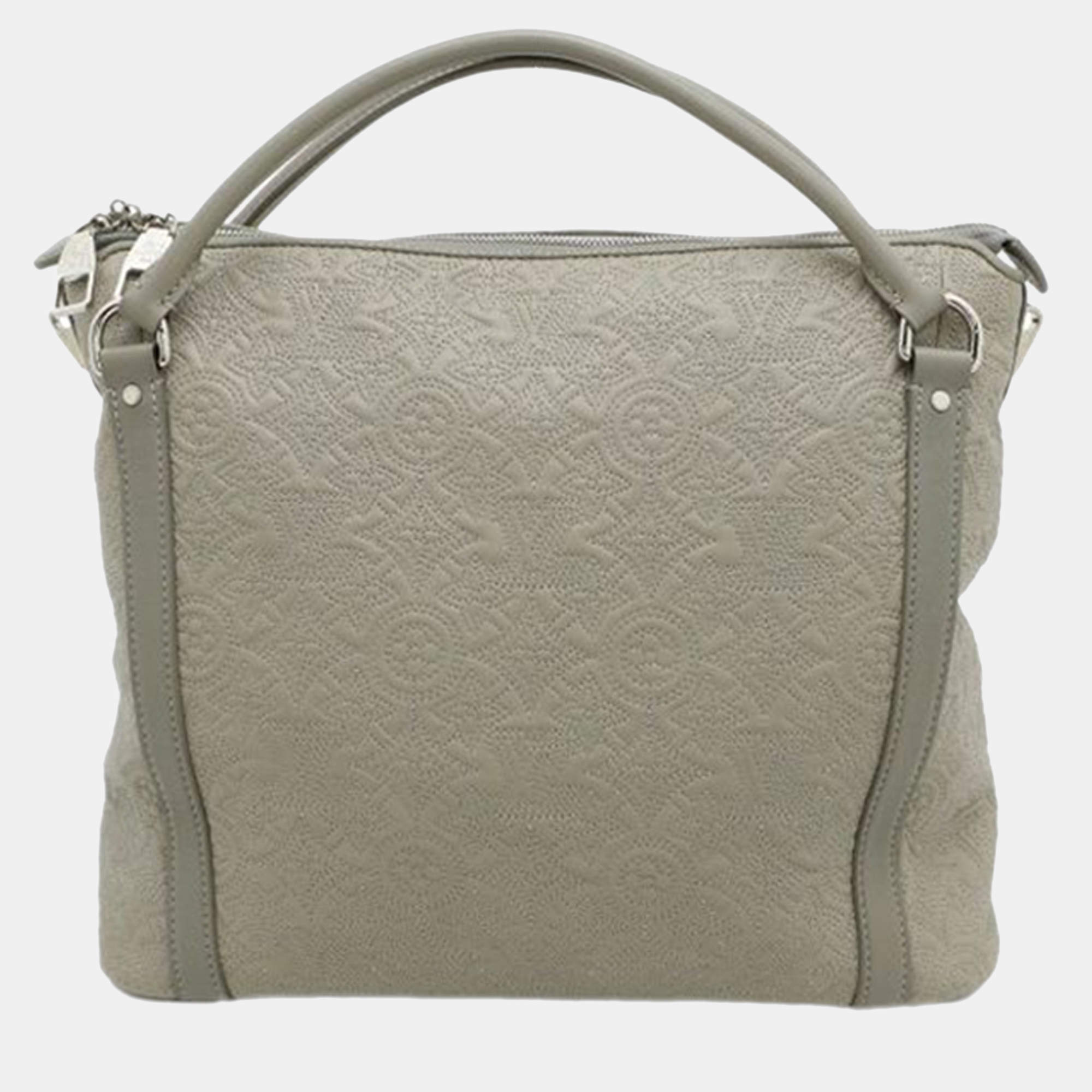 Pre Owned Louis Vuitton Grey Monogram Antheia Ixia PM
