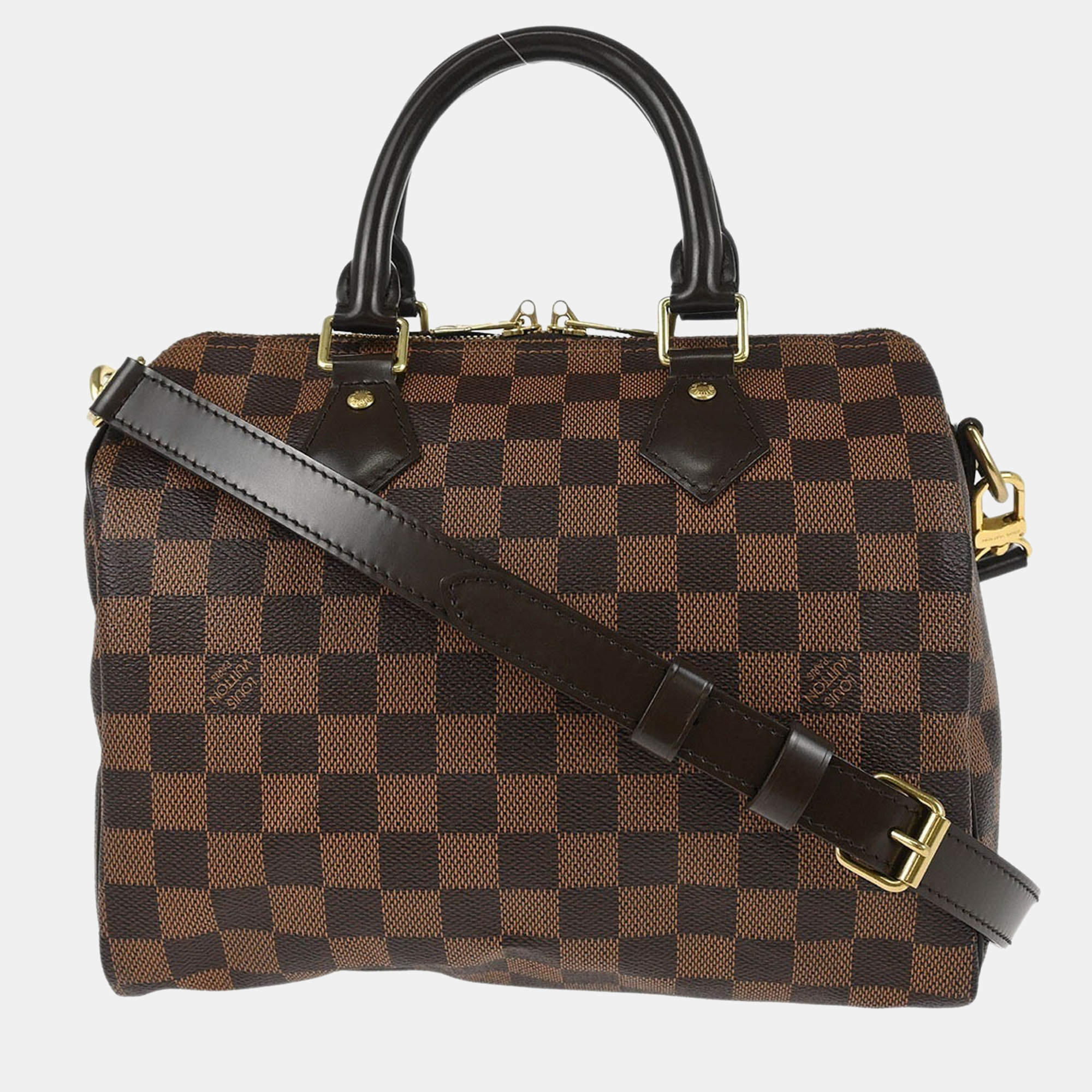 Pre Owned Louis Vuitton Damier Speedy Bandouliere 25 2way Handbag