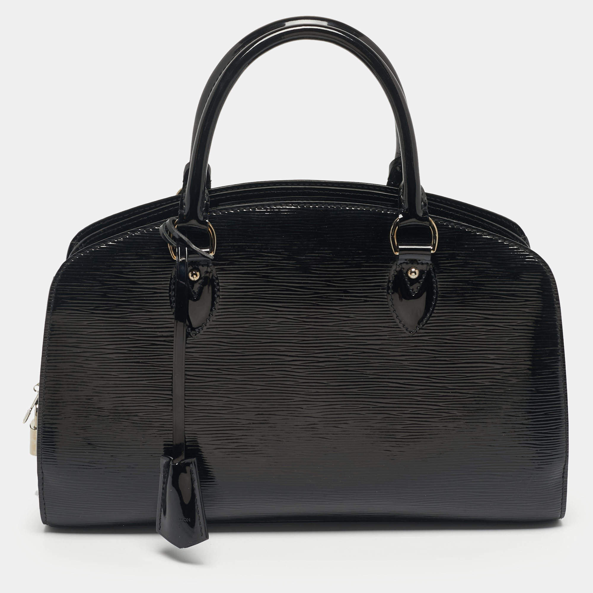 Pre Owned Louis Vuitton Black Electric Epi Leather Pont Neuf PM Bag