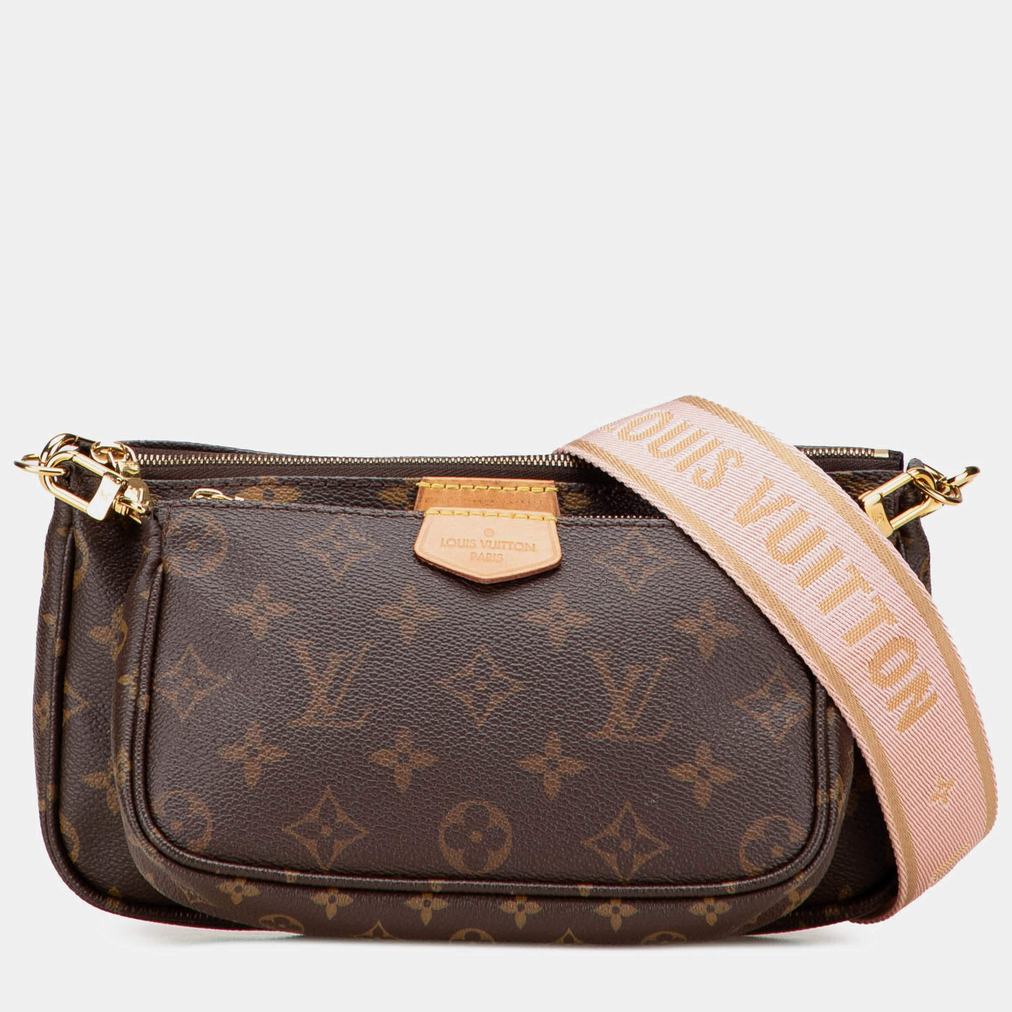 Pre Owned Louis Vuitton Brown Monogram Multi Pochette Accessoires