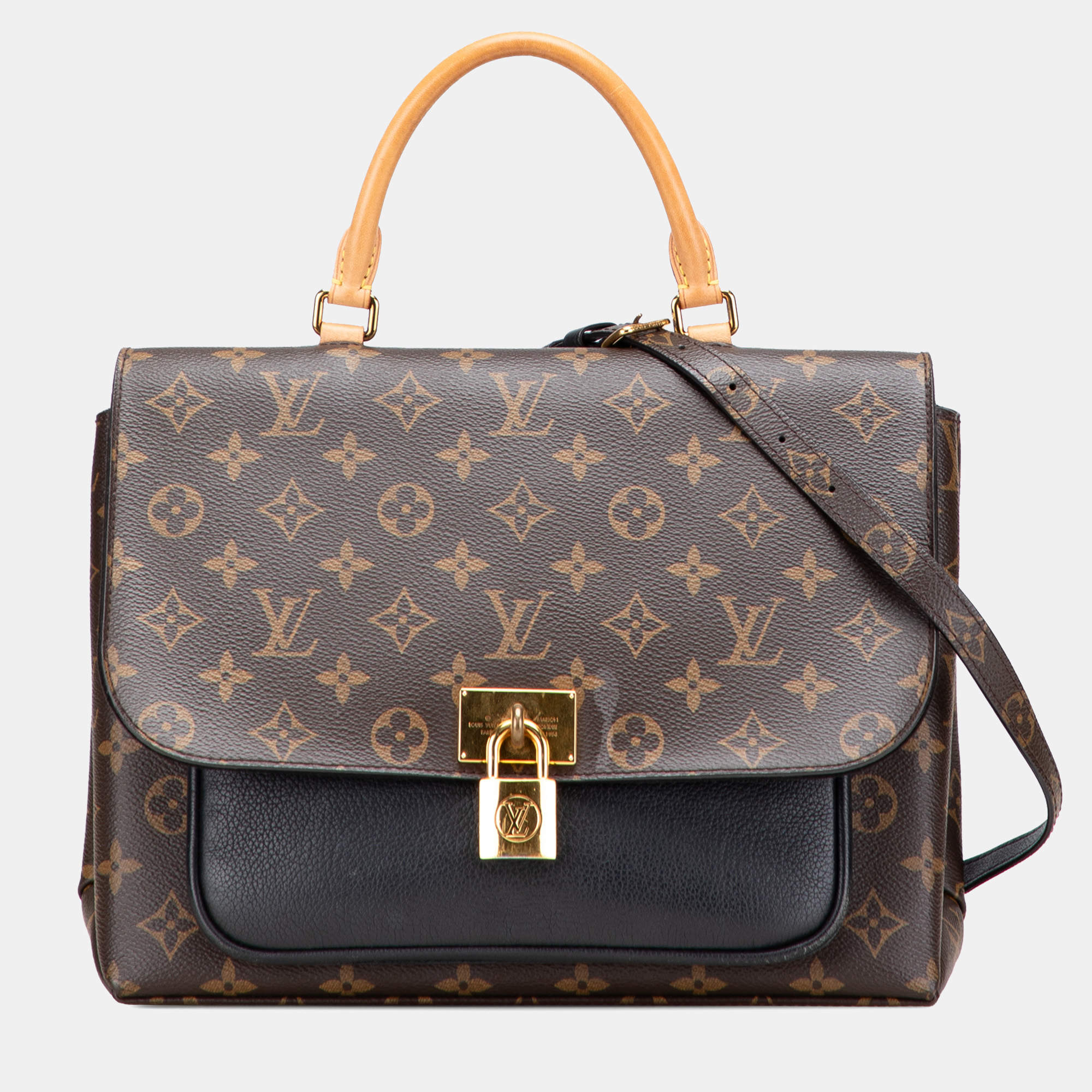 Pre Owned Louis Vuitton Brown Monogram Marignan