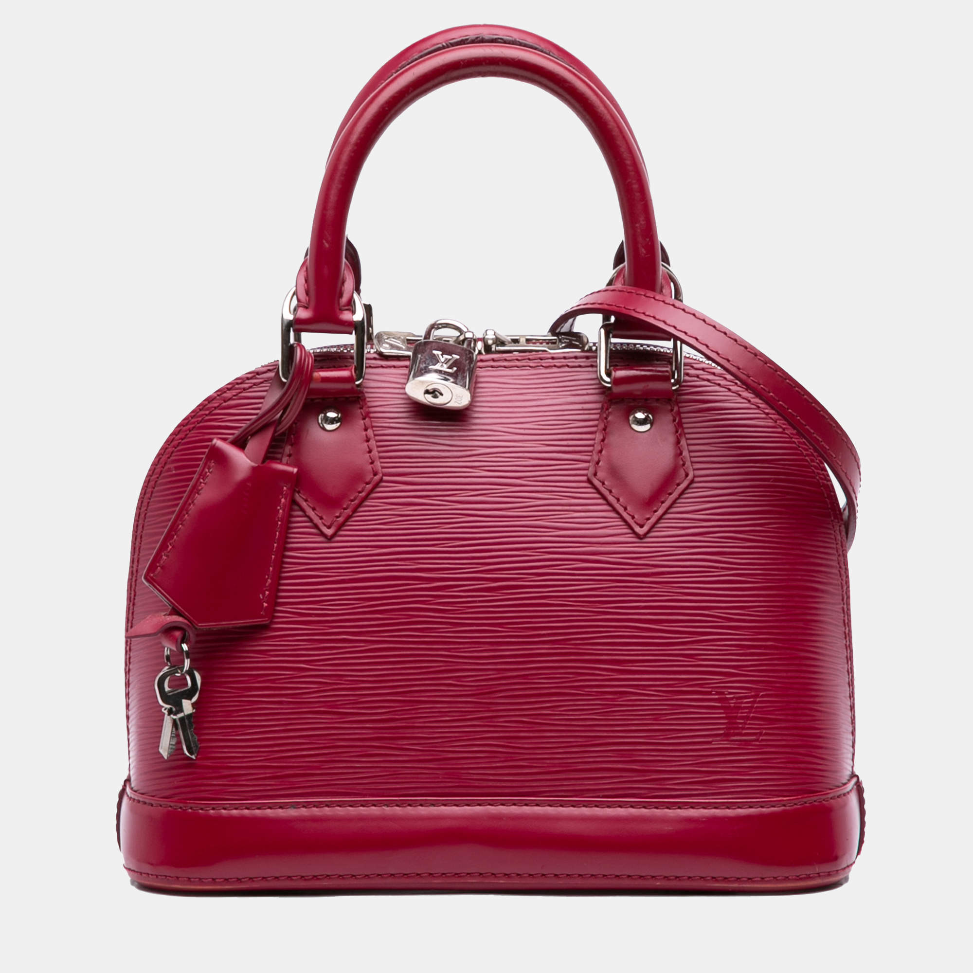 Pre Owned Louis Vuitton Pink Epi Alma BB