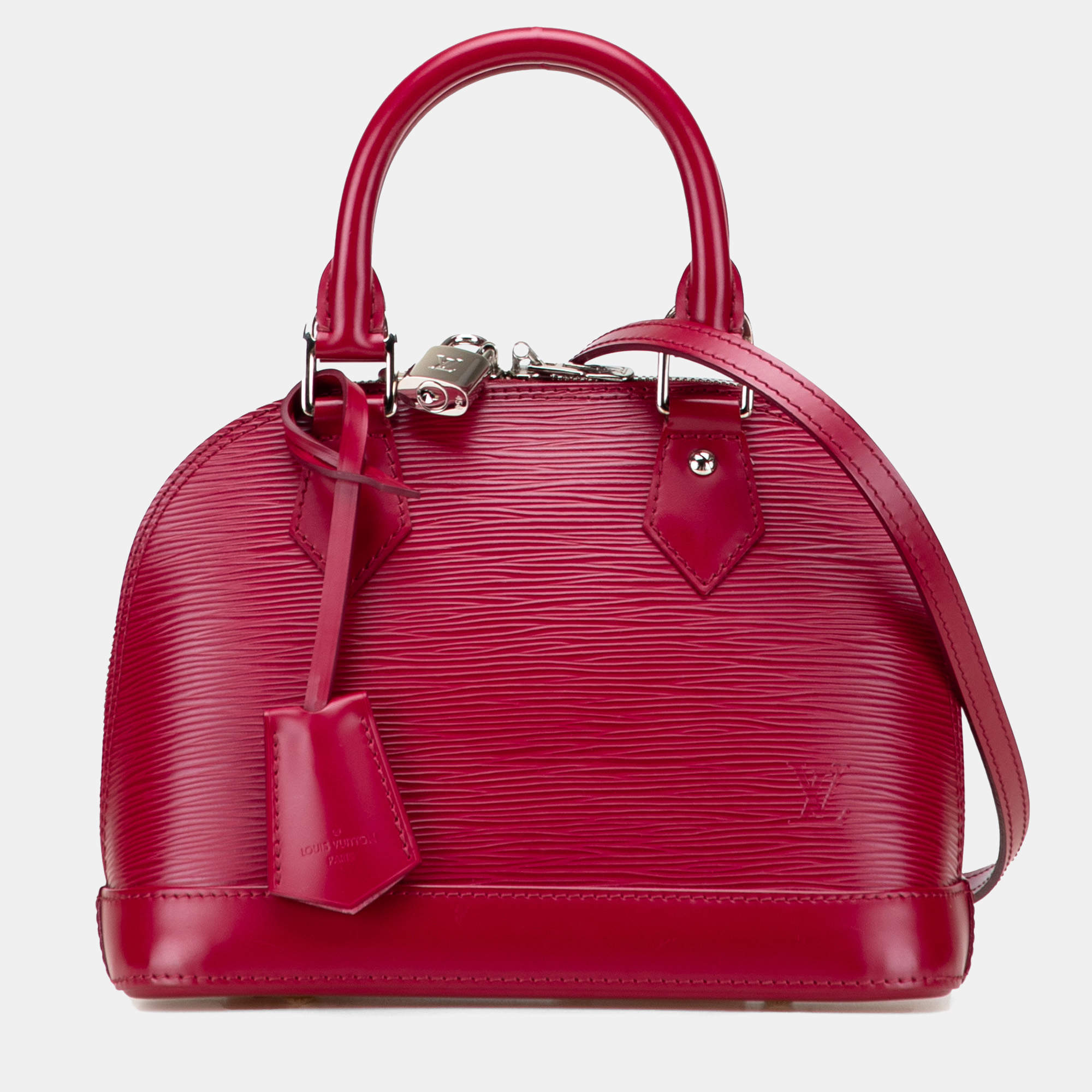 Pre Owned Louis Vuitton Pink Epi Alma BB