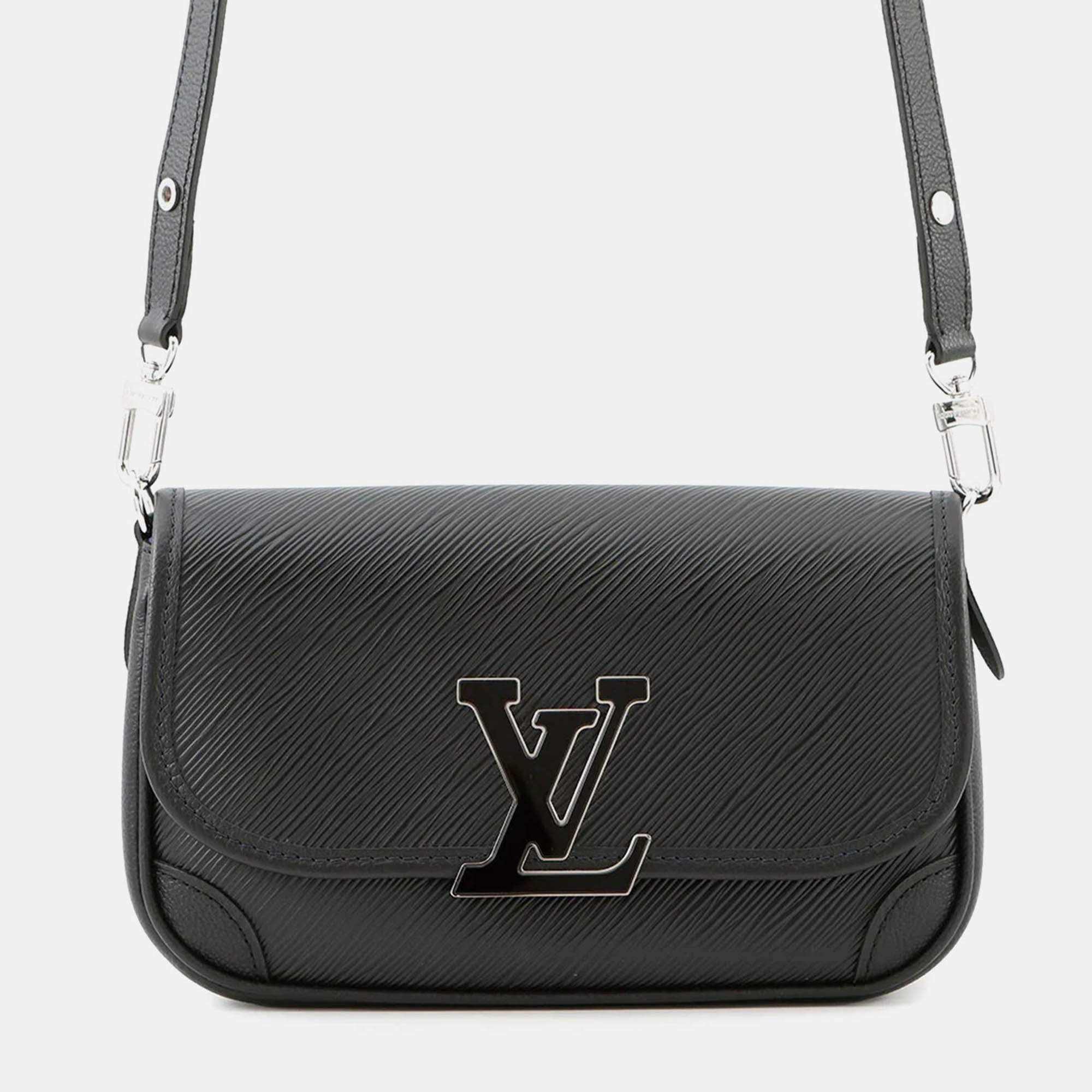 Pre Owned Louis Vuitton Busy NM Noir Epi Leather Handbag