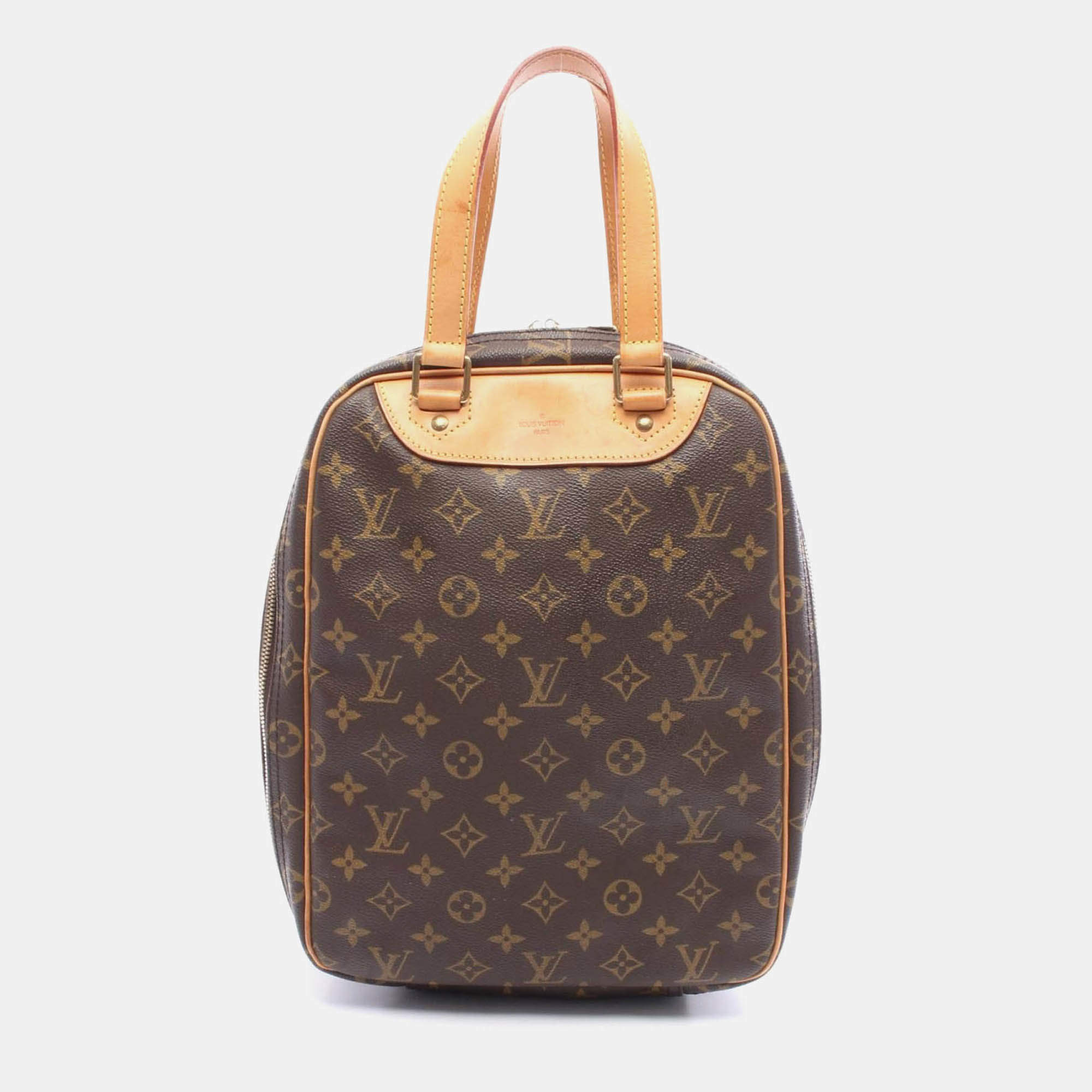 Pre Owned Louis Vuitton Excursion Handbag Monogram Canvas Leather