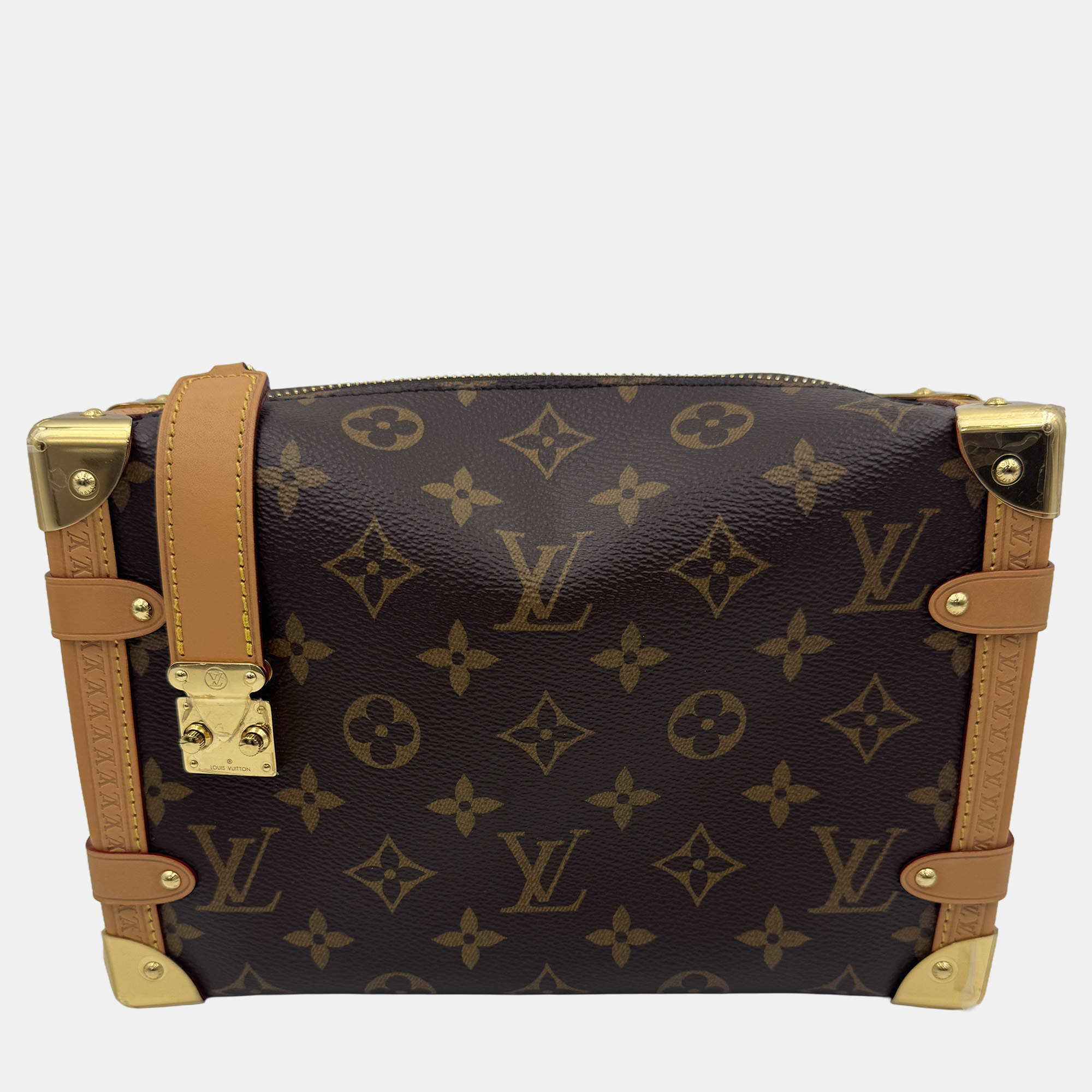 مملوكة مسبقًا Louis Vuitton Side Trunk Brown Monogram Size MM