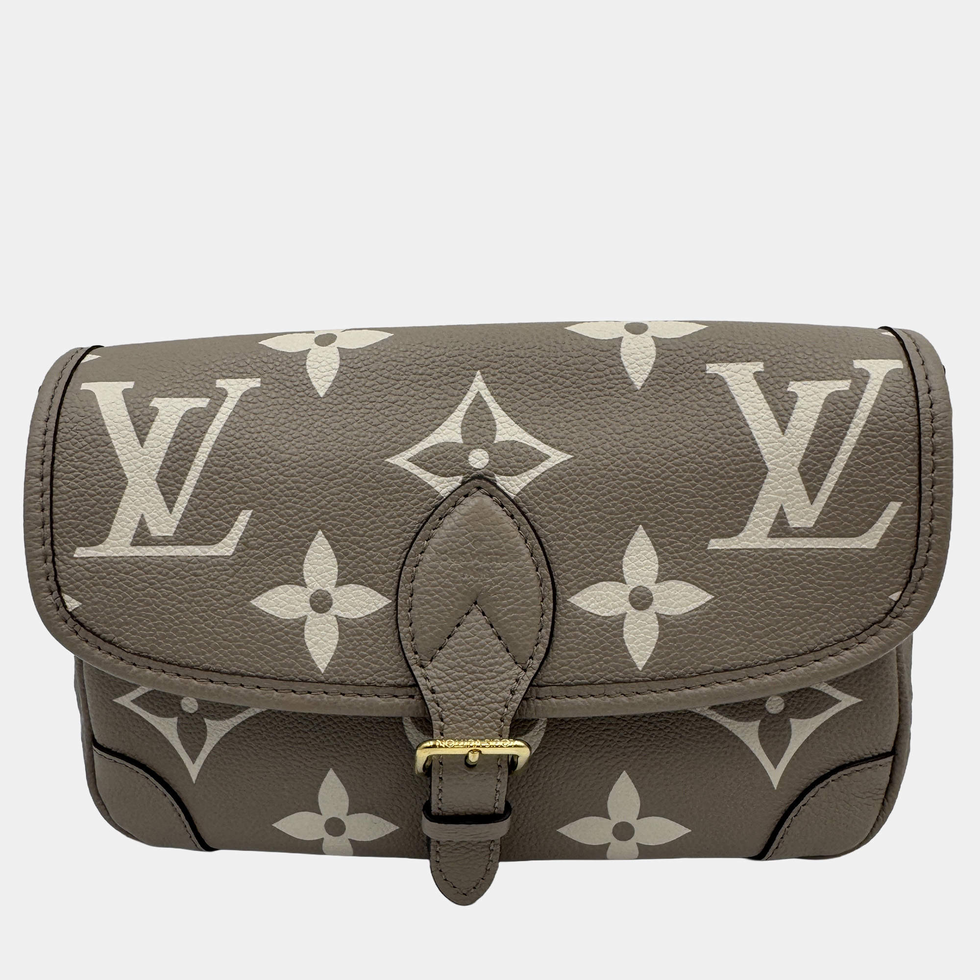 Pre Owned Louis Vuitton Diane PM grey Shoulder Bag
