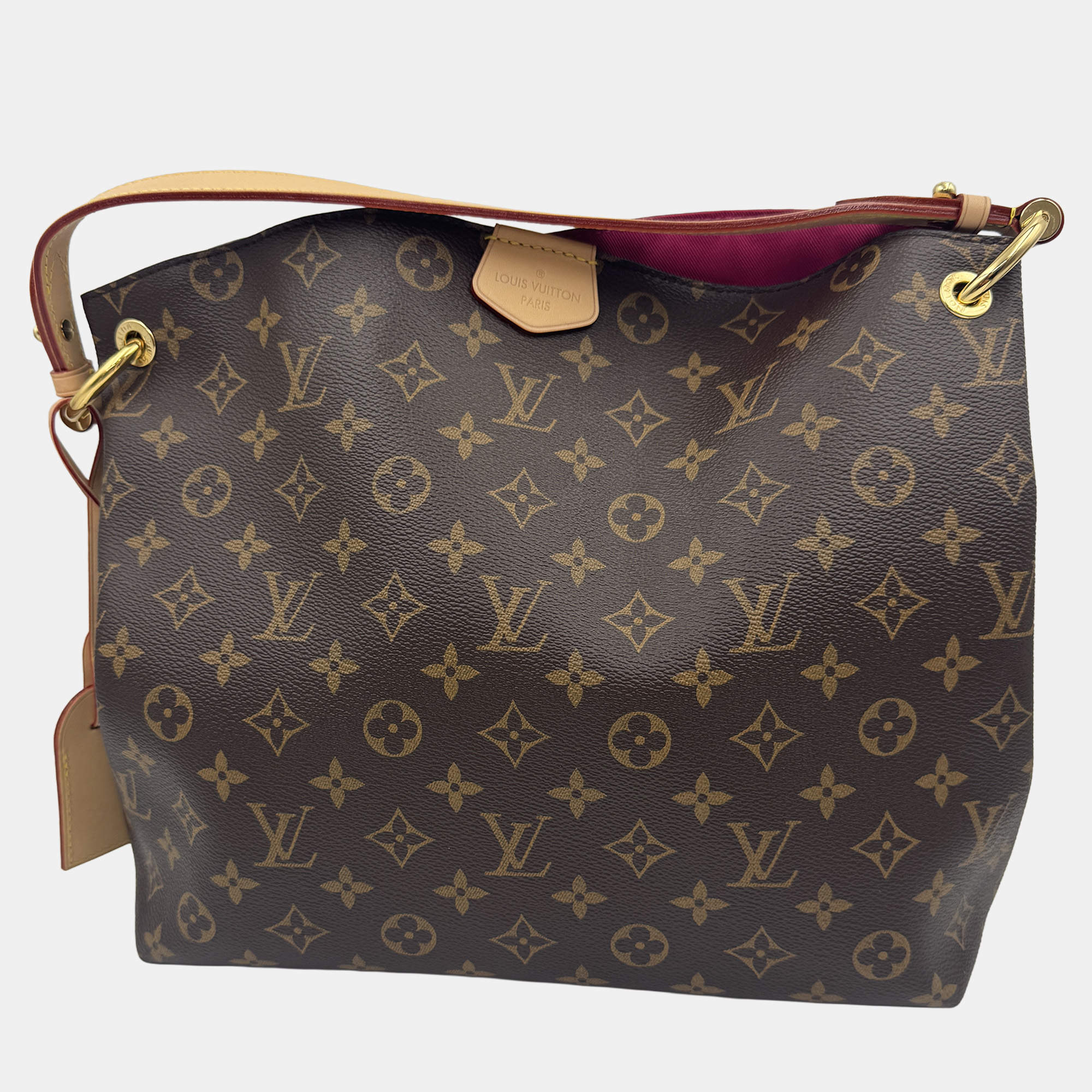 Pre Owned Louis Vuitton Brown Monogram Graceful PM
