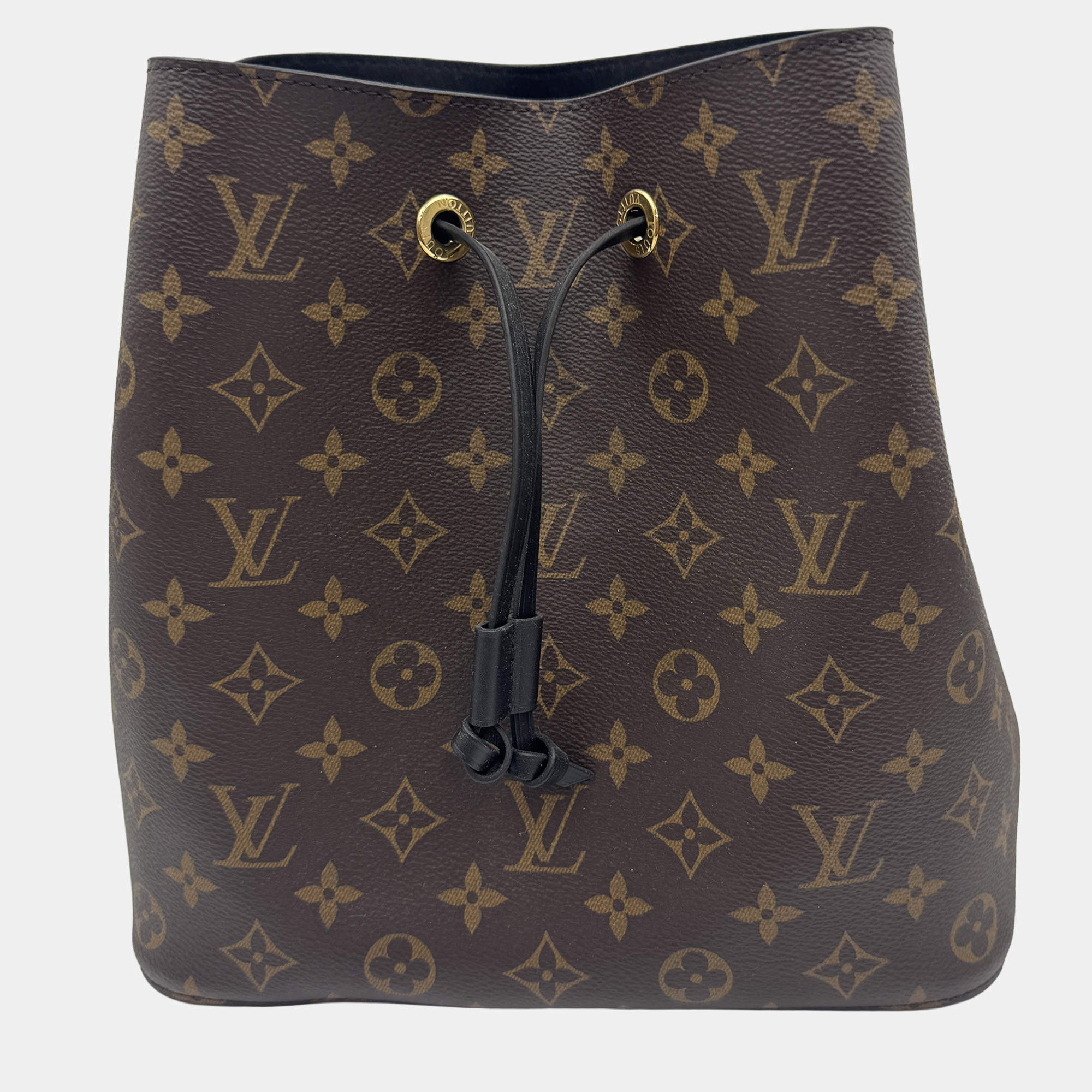 Pre Owned Louis Vuitton Monogram Canvas NeoNoe MM Bag black