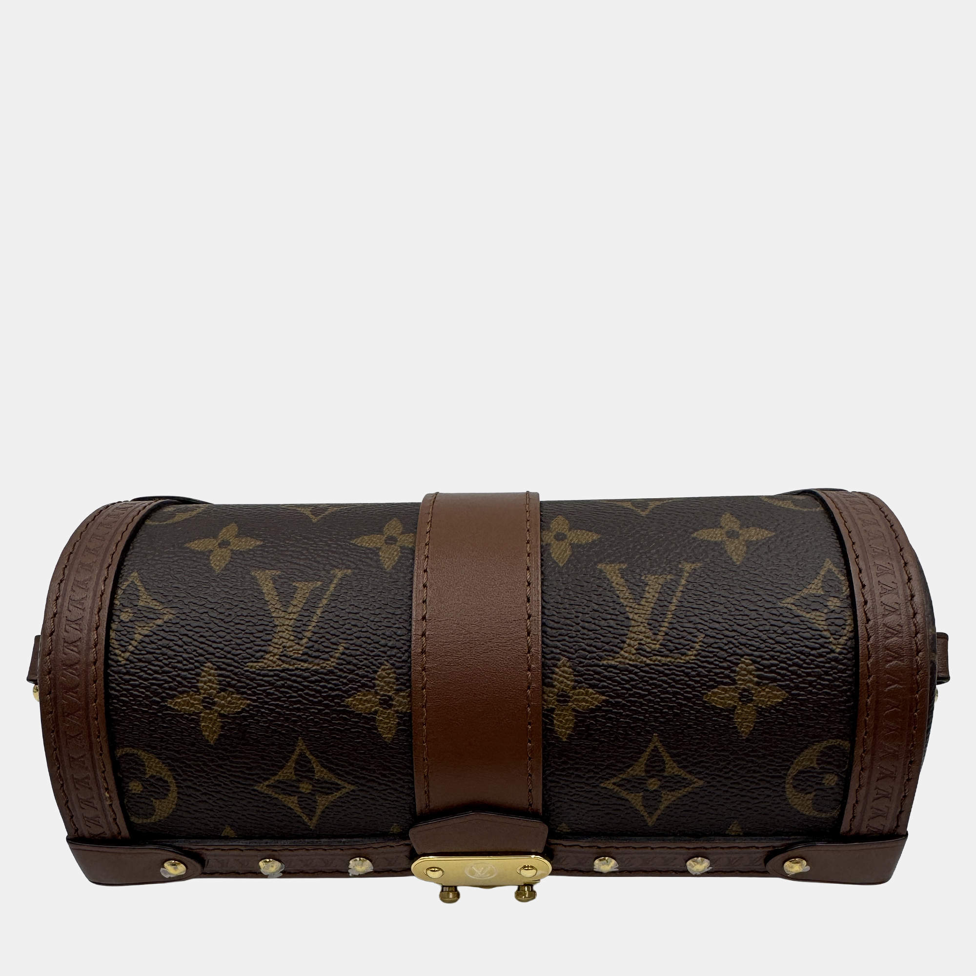 Pre Owned Louis Vuitton Papillon Trunk Brown Monogram Canvas Shoulder Bag